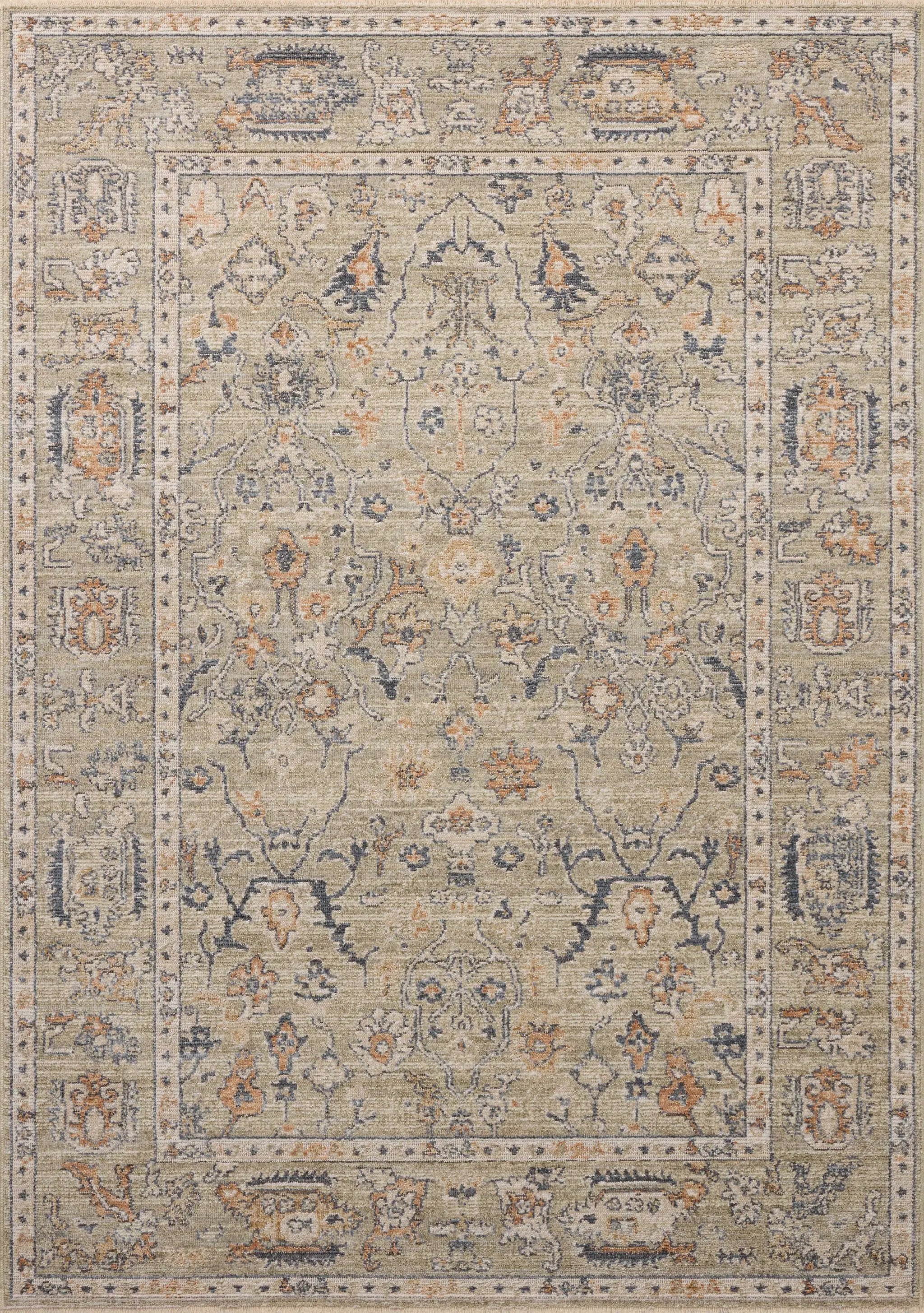Milena MLE-06 Sage / Multi Area Rug by Loloi