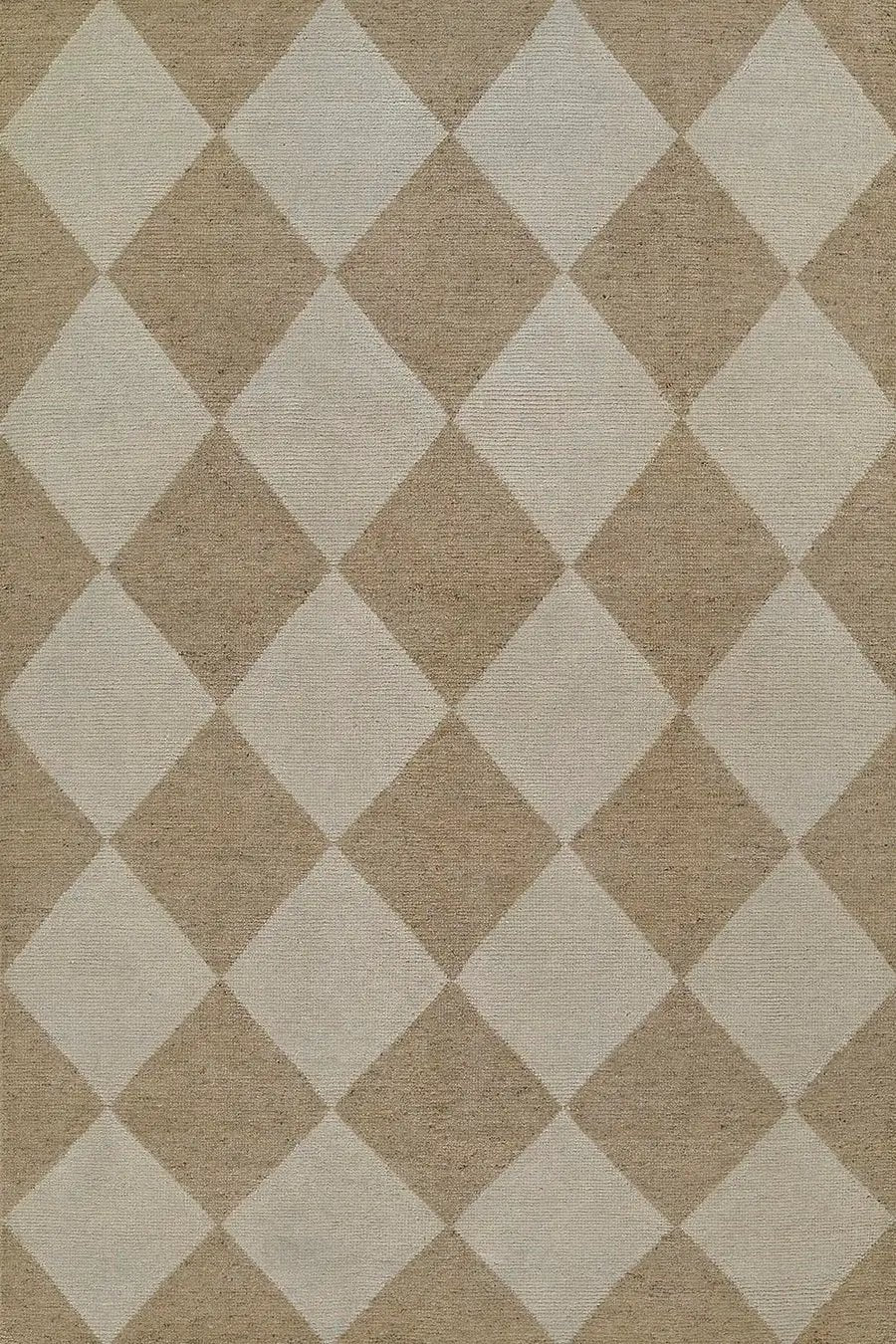 Willow WLO-4 (Checkered) Beige Area Rug by Momeni