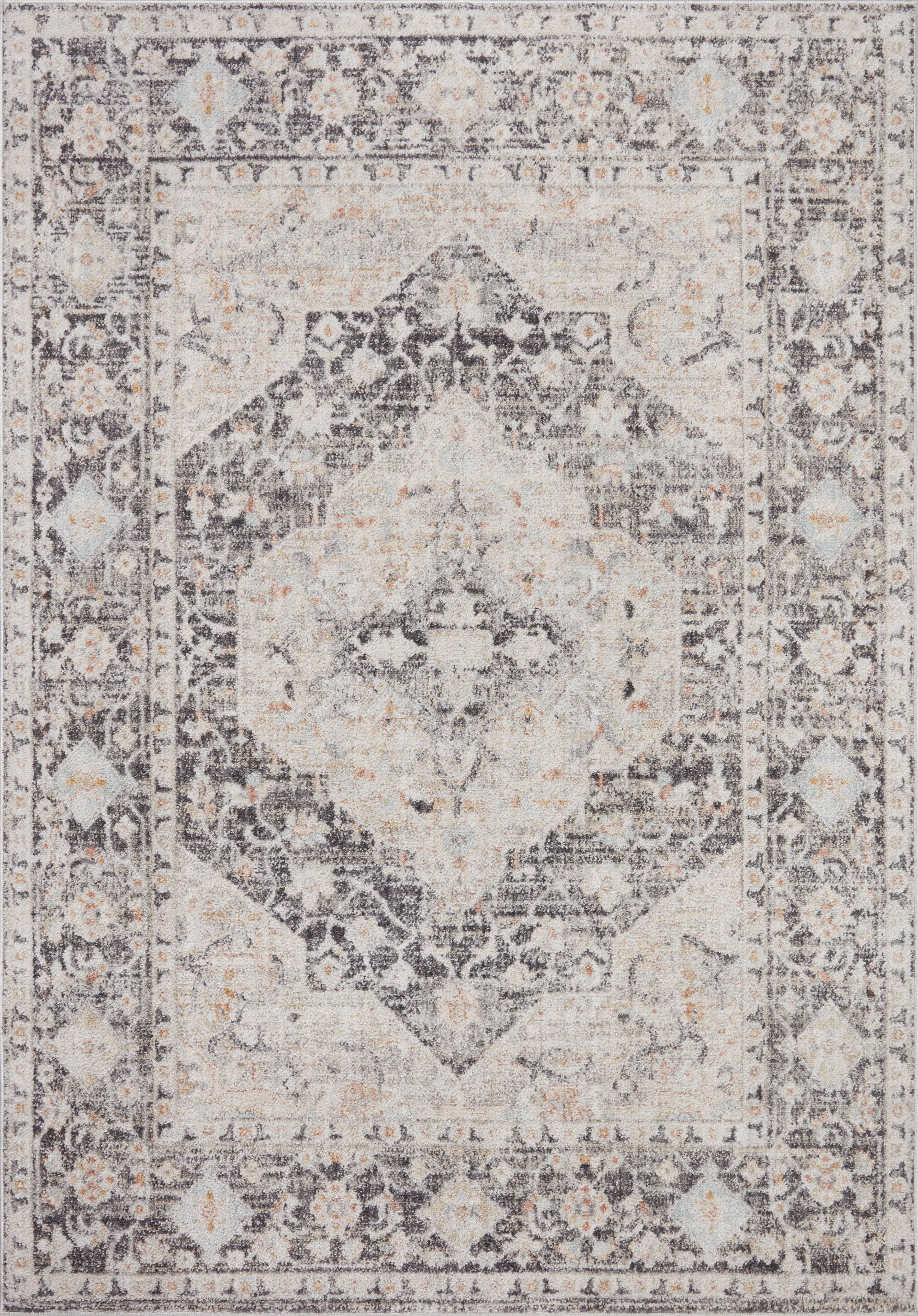 Loloi Monroe MON-01 Charcoal / Multi Area Rug