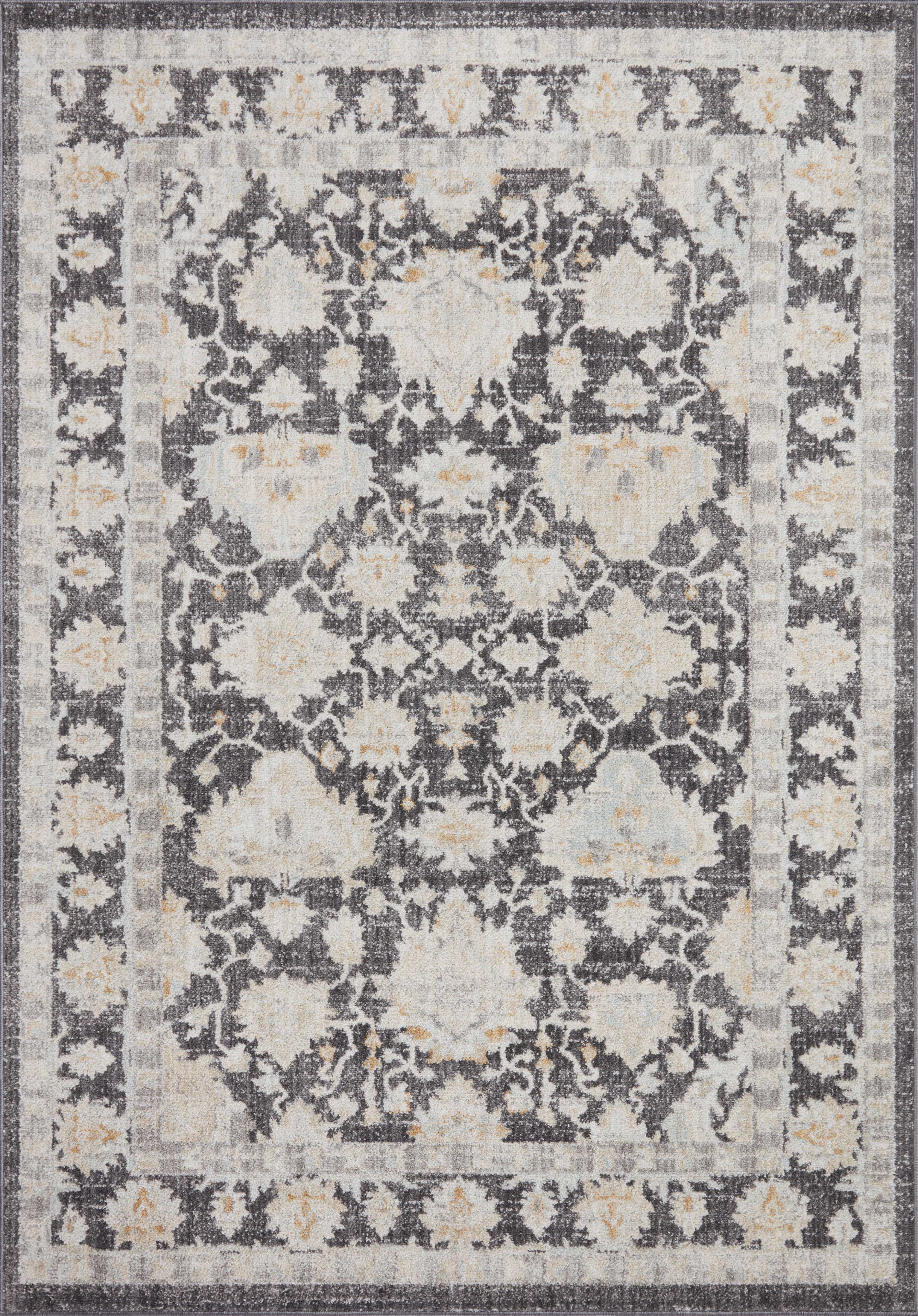 Loloi Monroe MON-05 Charcoal / Natural Area Rug