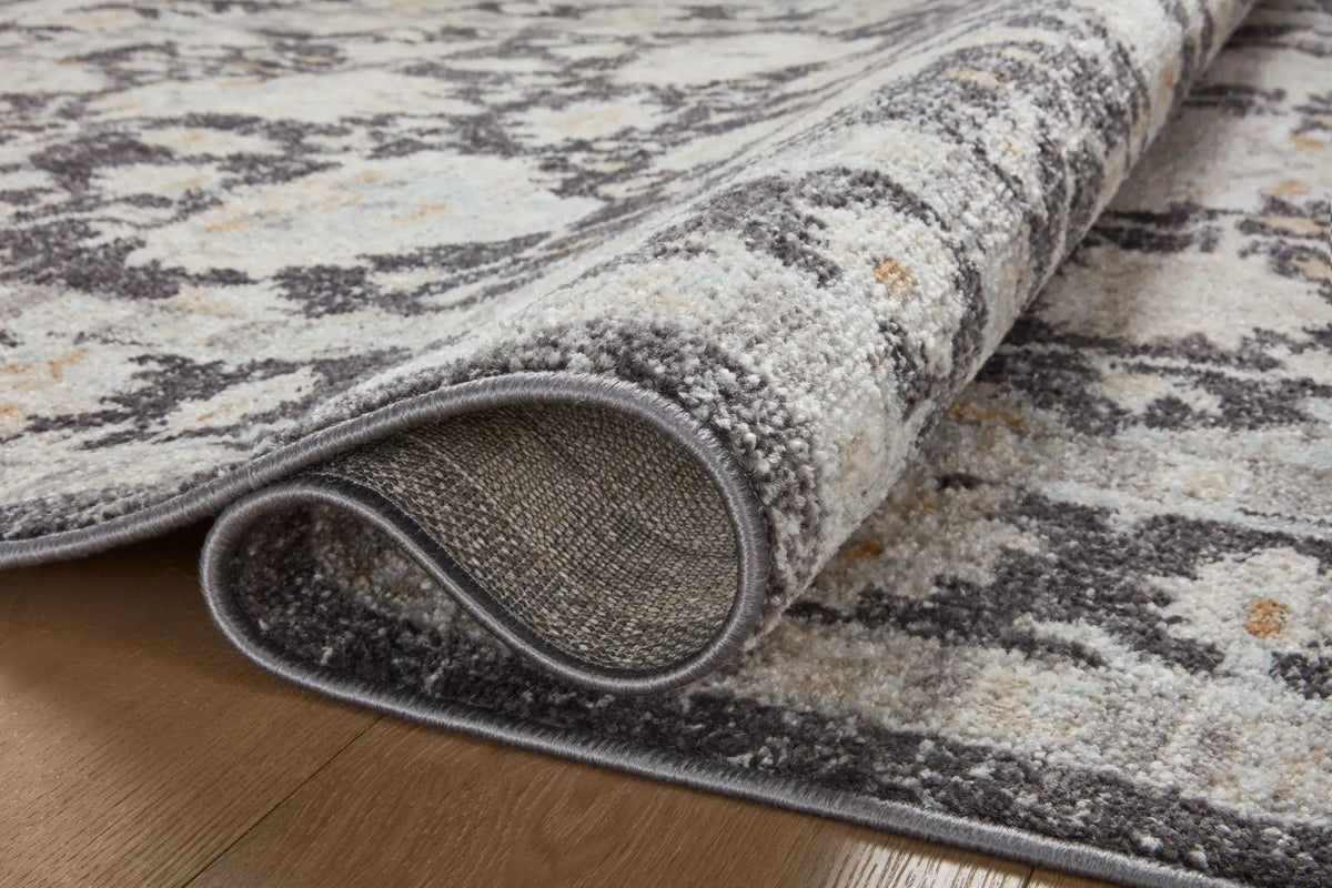 Monroe MON-05 Charcoal / Natural Area Rug by Loloi