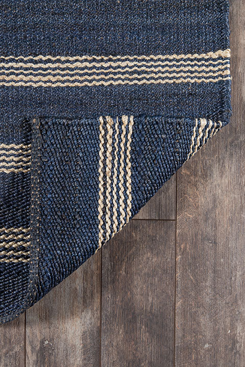 Novogratz Montauk MTK-1 Navy Hand Woven Area Rug by Momeni