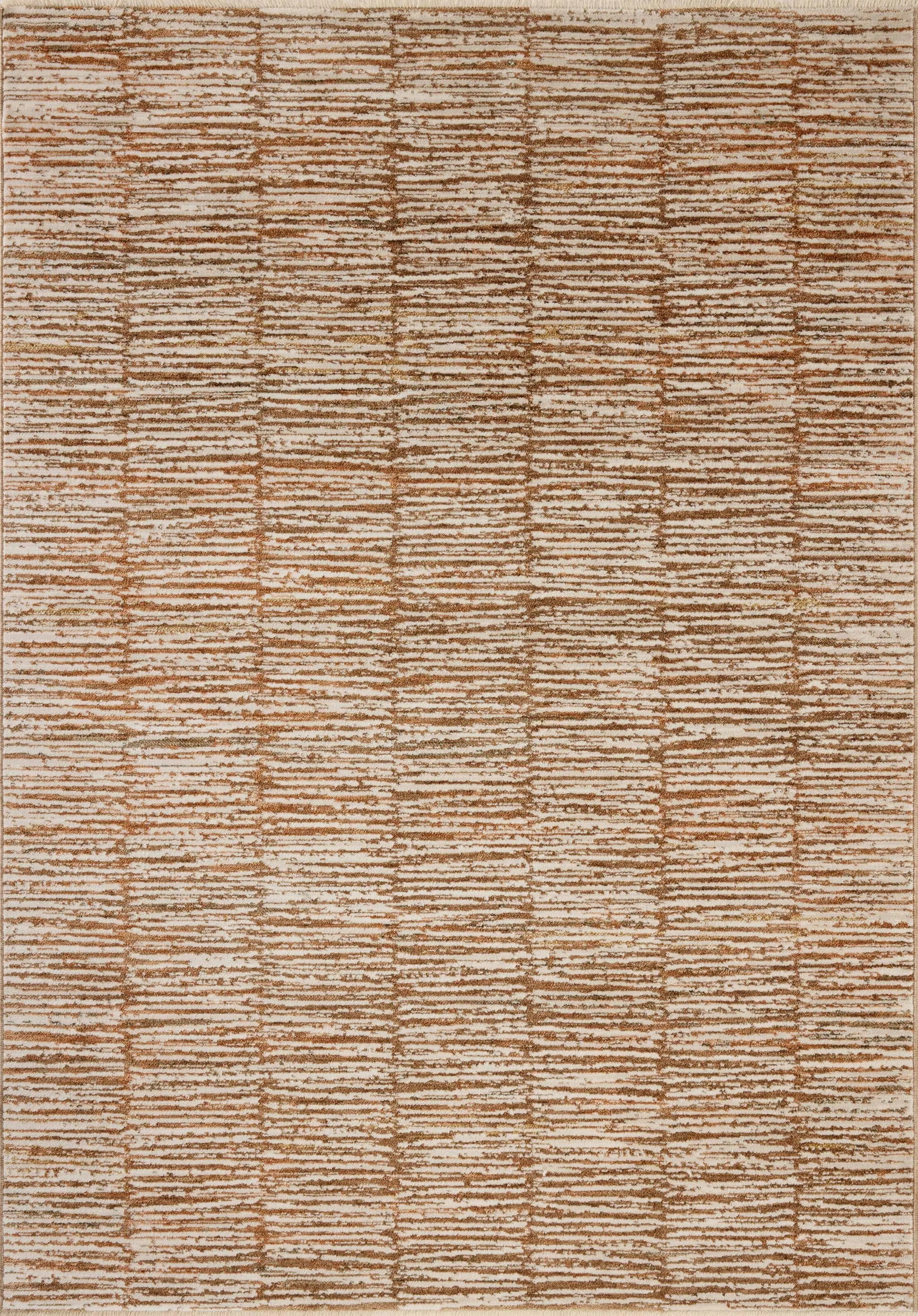 Nellie NEL-01 Terracotta / Ivory Area Rug by Loloi