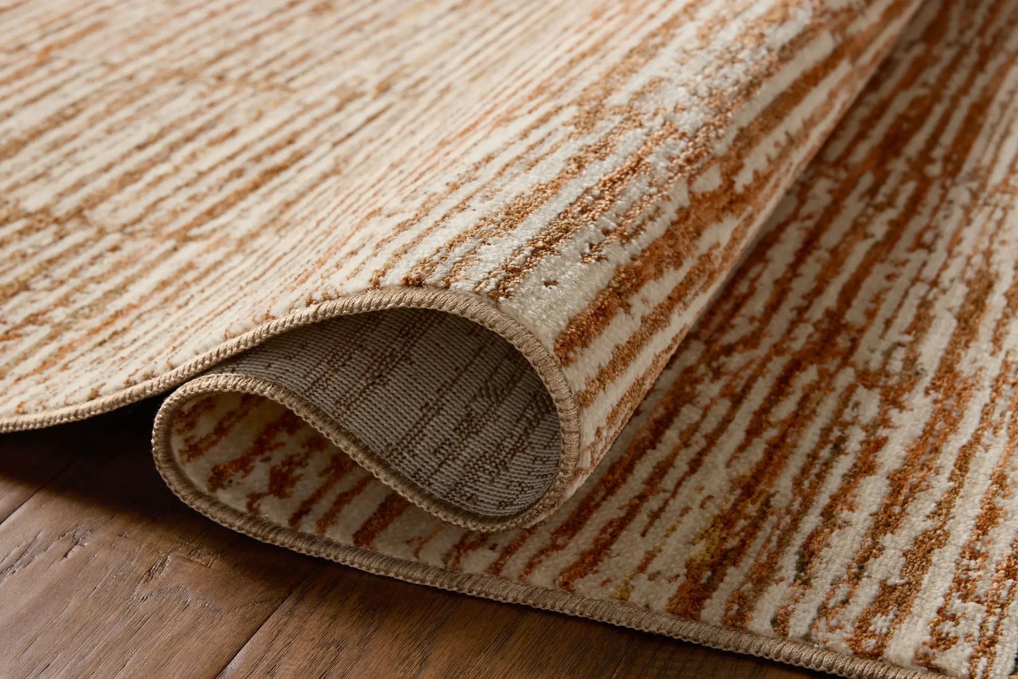 Nellie NEL-01 Terracotta / Ivory Area Rug by Loloi