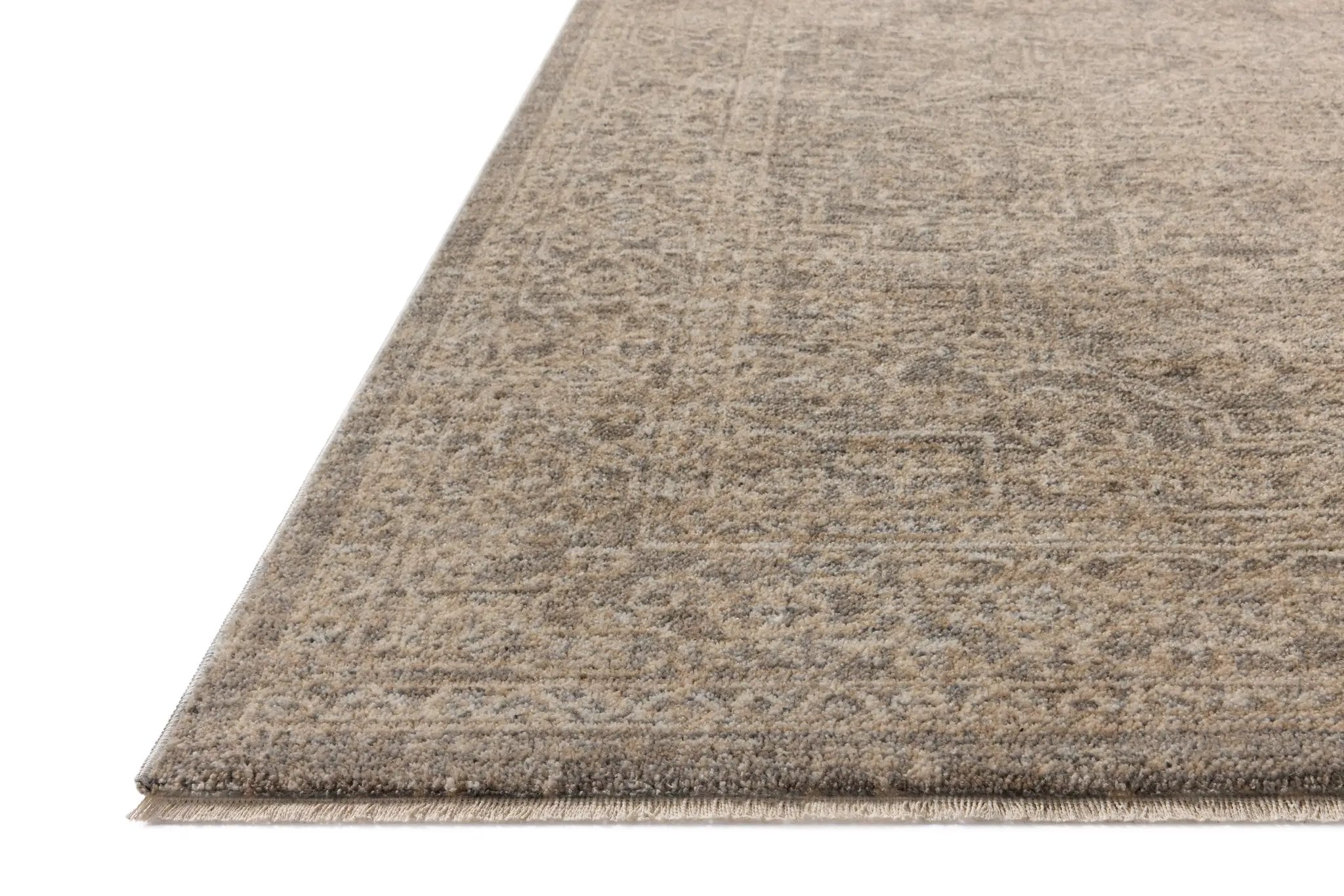 Newman NEW-01 Slate / Natural Area Rug by Loloi