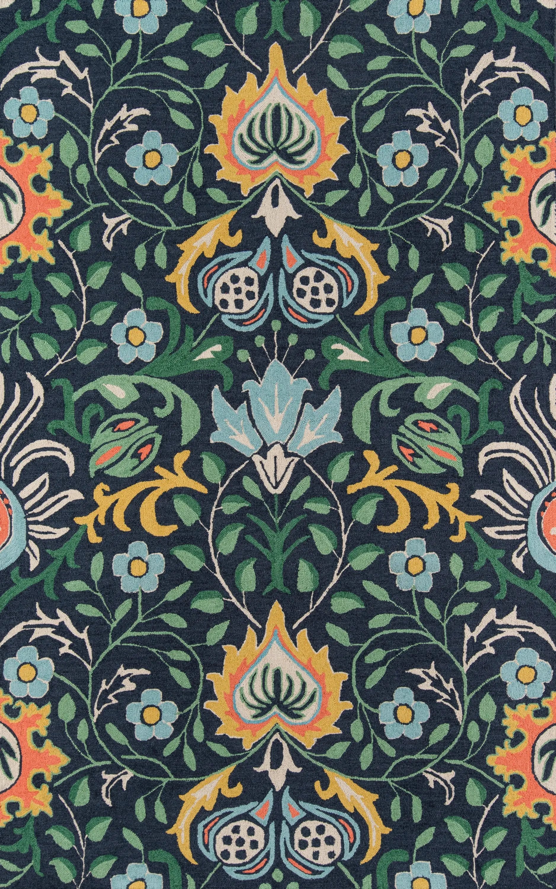 Newport NP-12 Navy Area Rug by Momeni