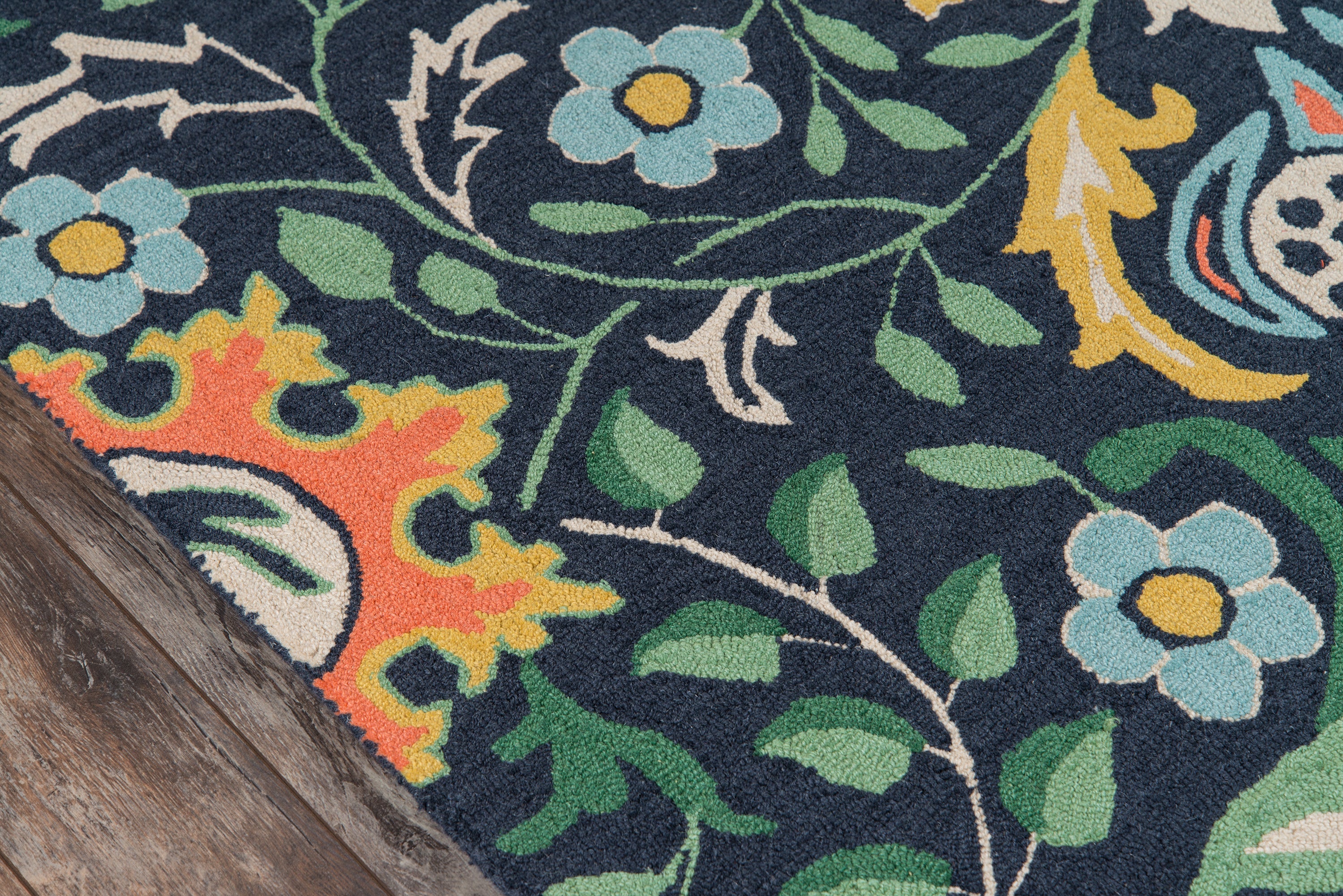 Momeni Newport NP-12 Navy Hand Tufted Area Rug