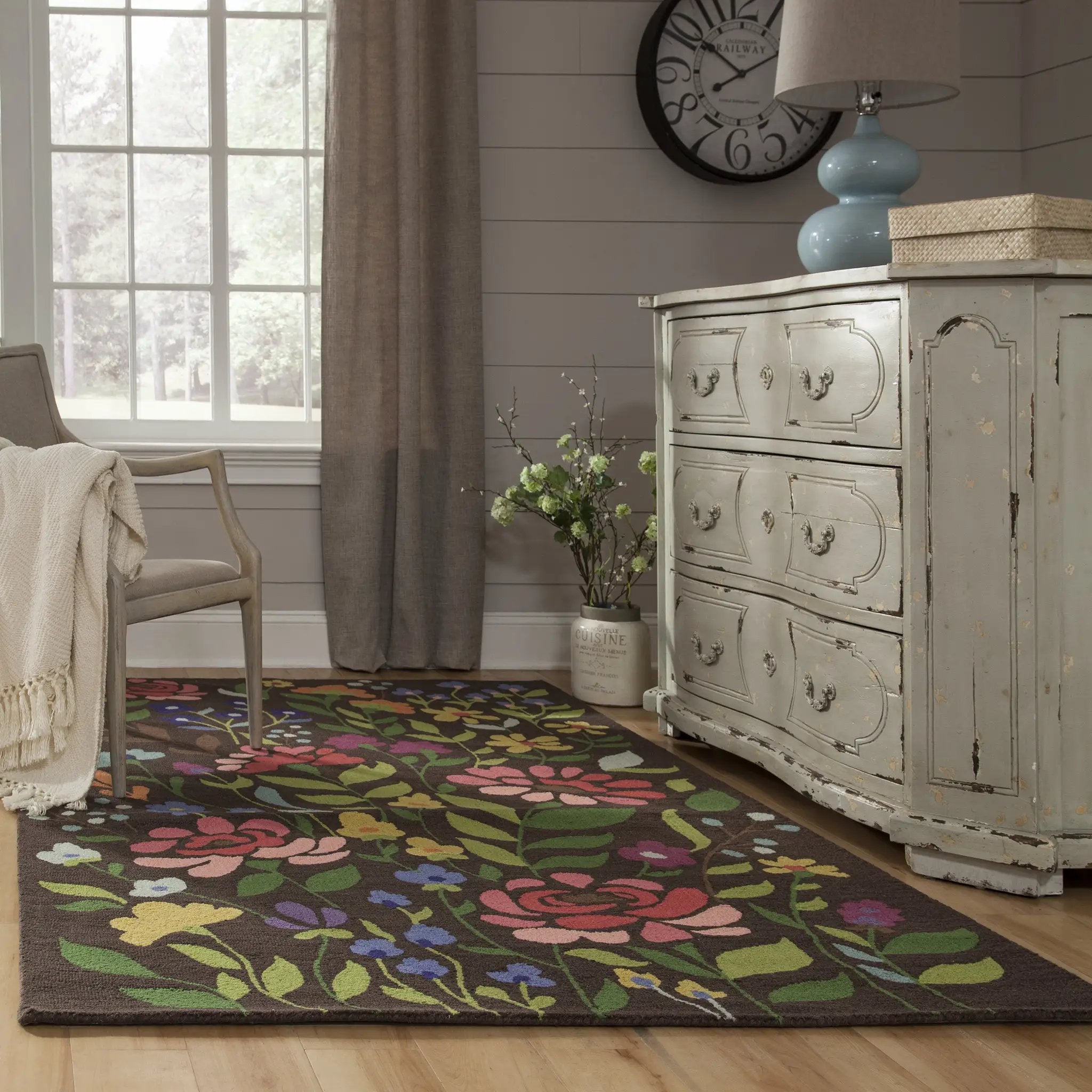 Newport NP-15 Brown Area Rug by Momeni