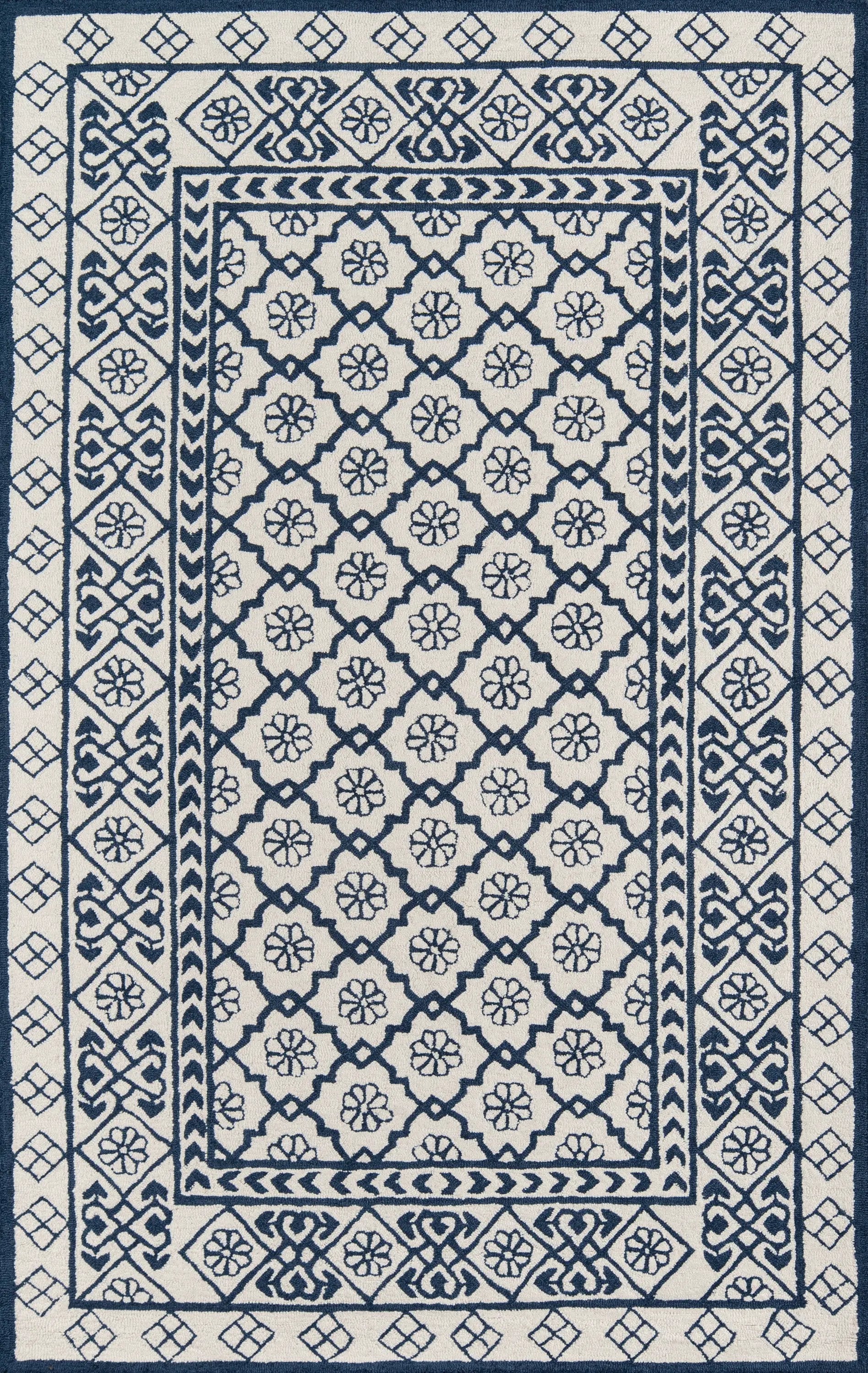 Newport NP-17 Blue Area Rug by Momeni