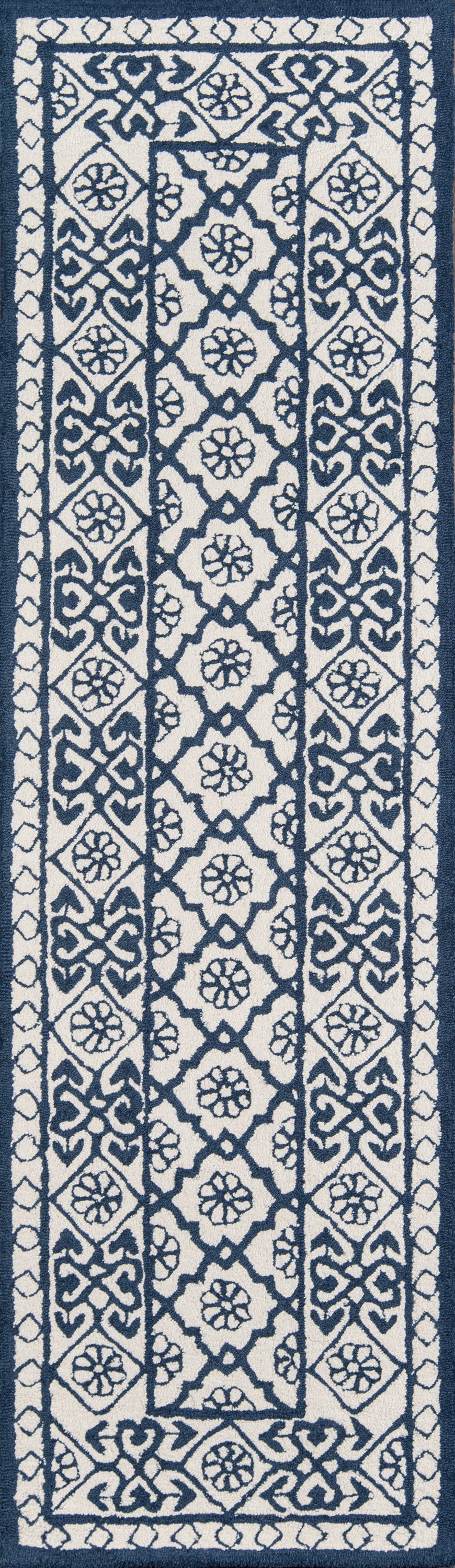 Momeni Newport NP-17 Blue Hand Tufted Area Rug