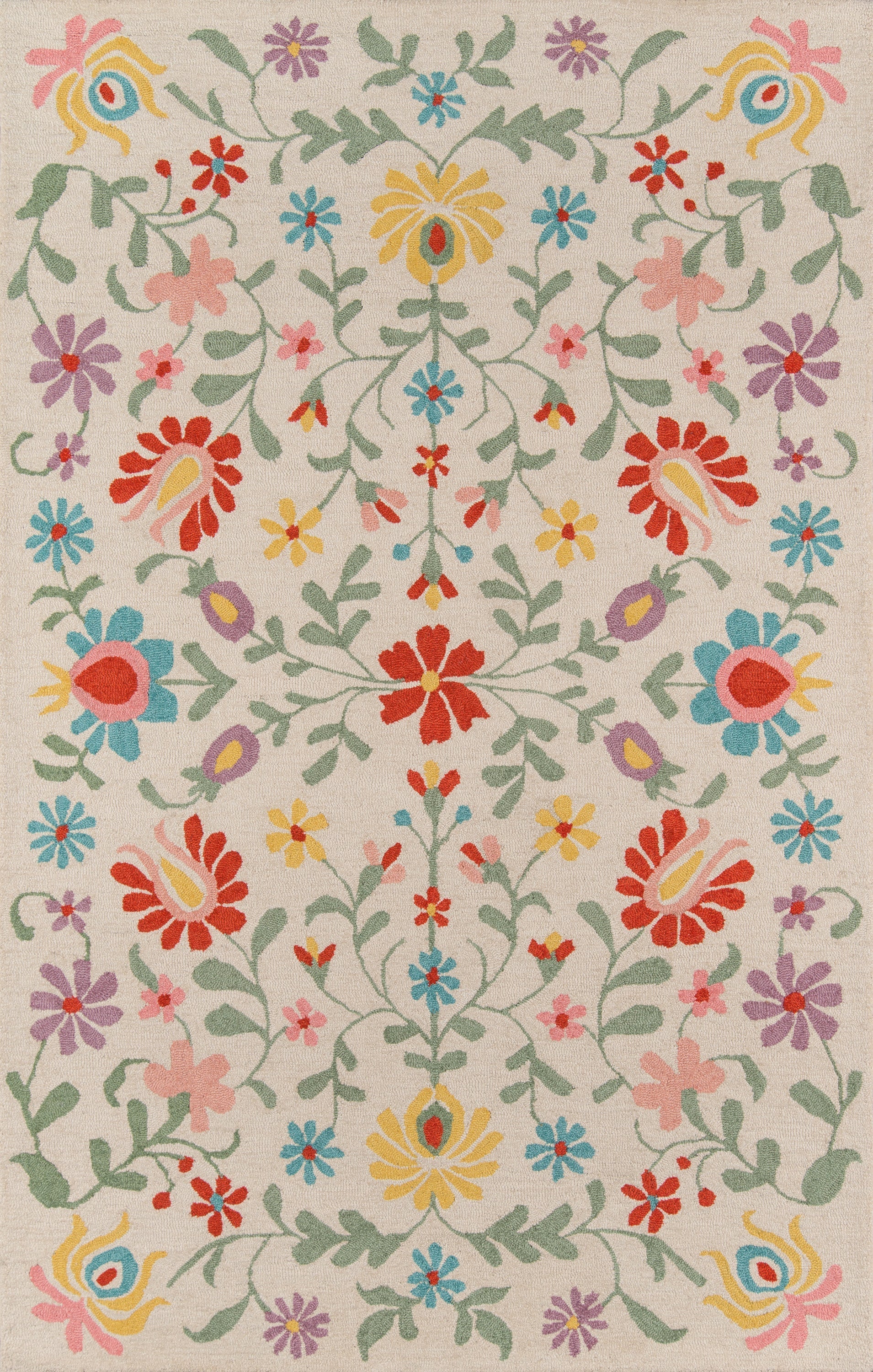 Momeni Newport NP-20 Ivory Hand Tufted Area Rug