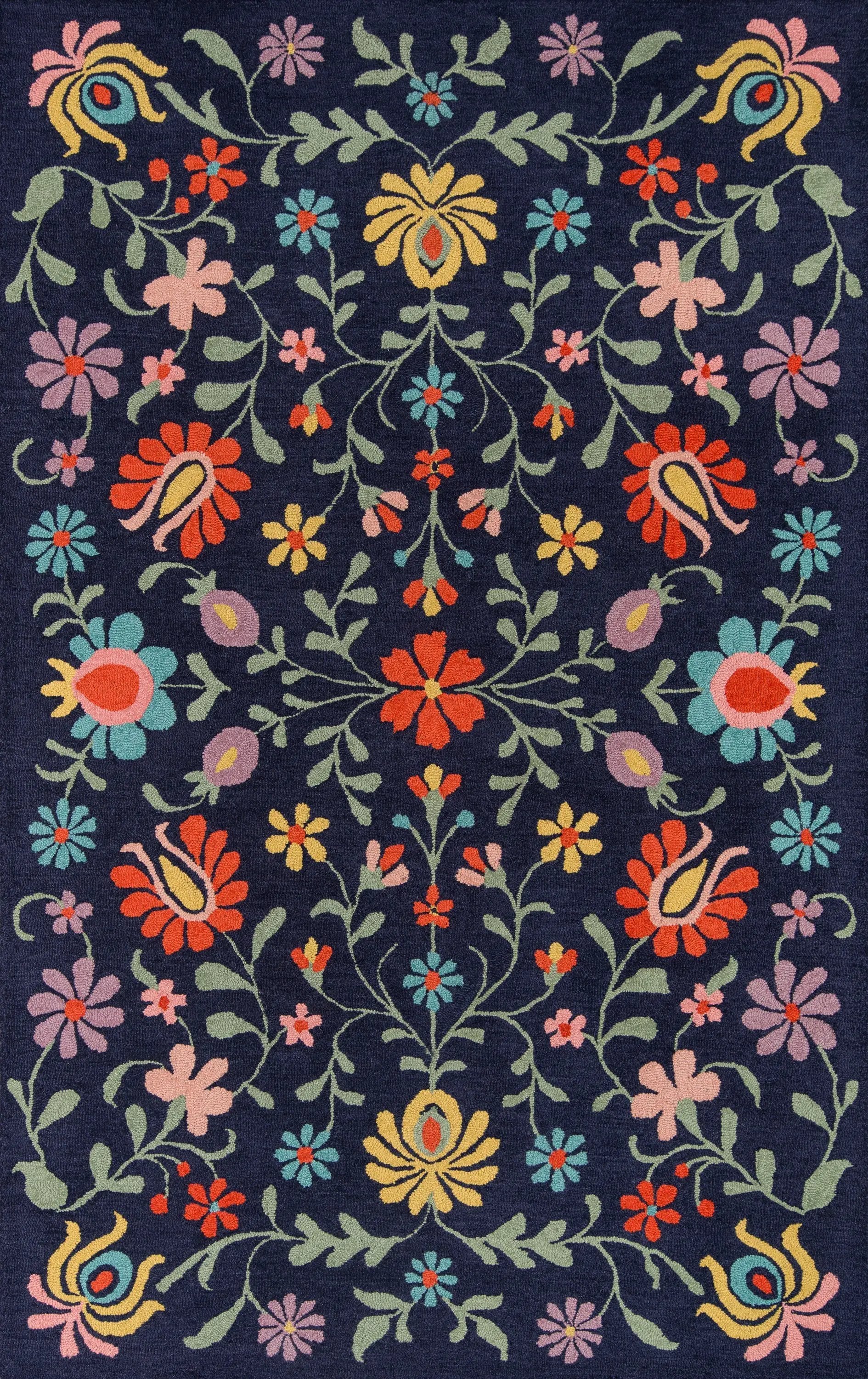 Newport NP-20 Navy Area Rug by Momeni