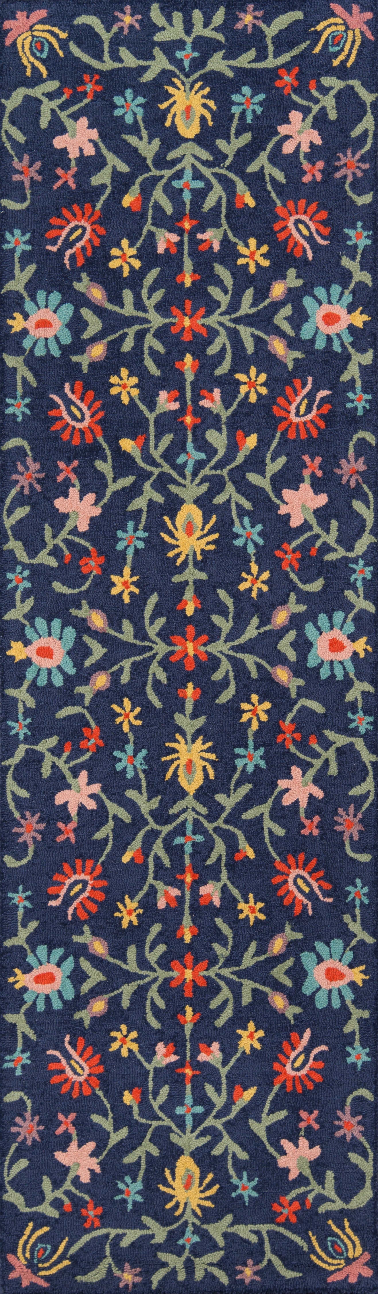 Momeni Newport NP-20 Navy Hand Tufted Area Rug