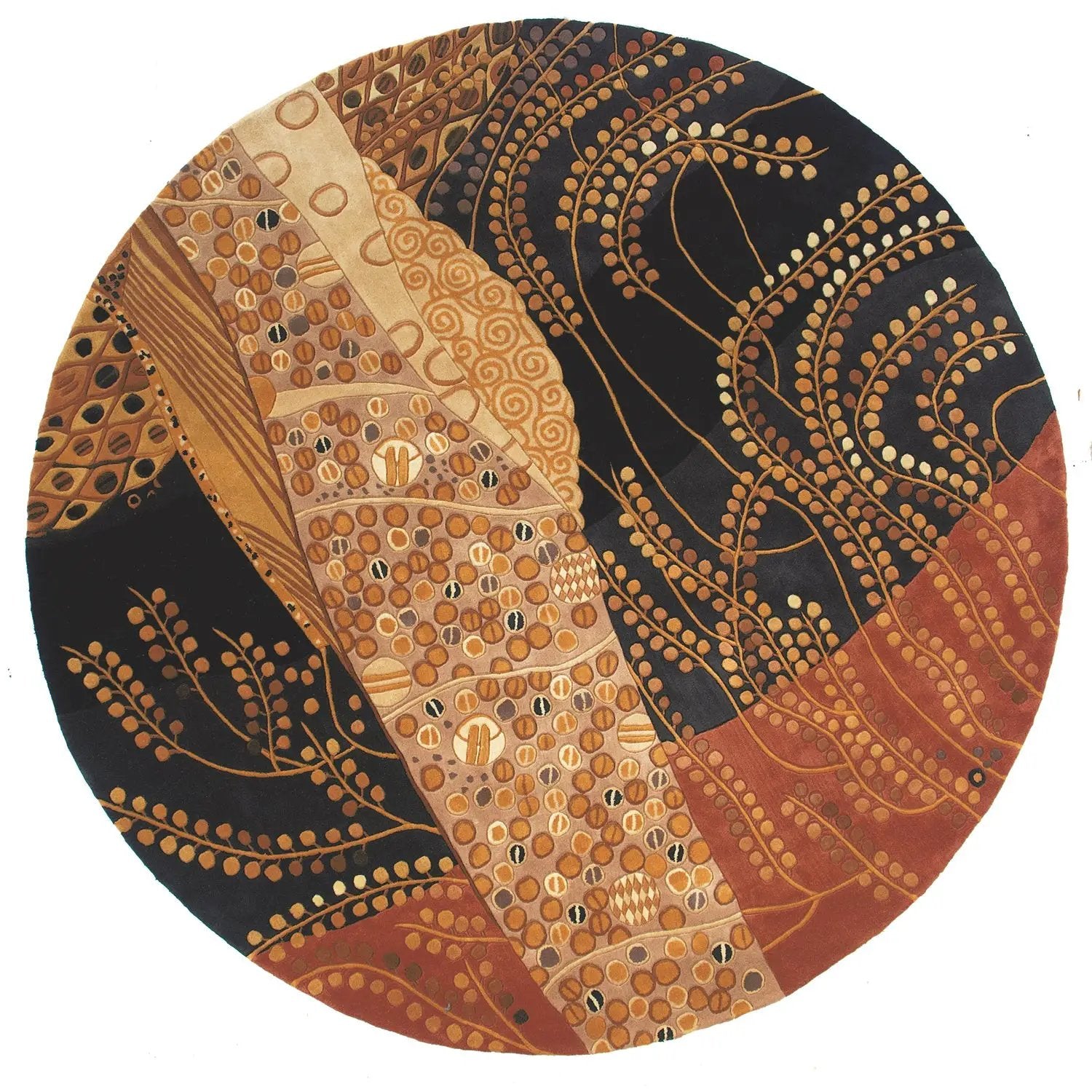 New Wave NW-01 Black Area Rug by Momeni