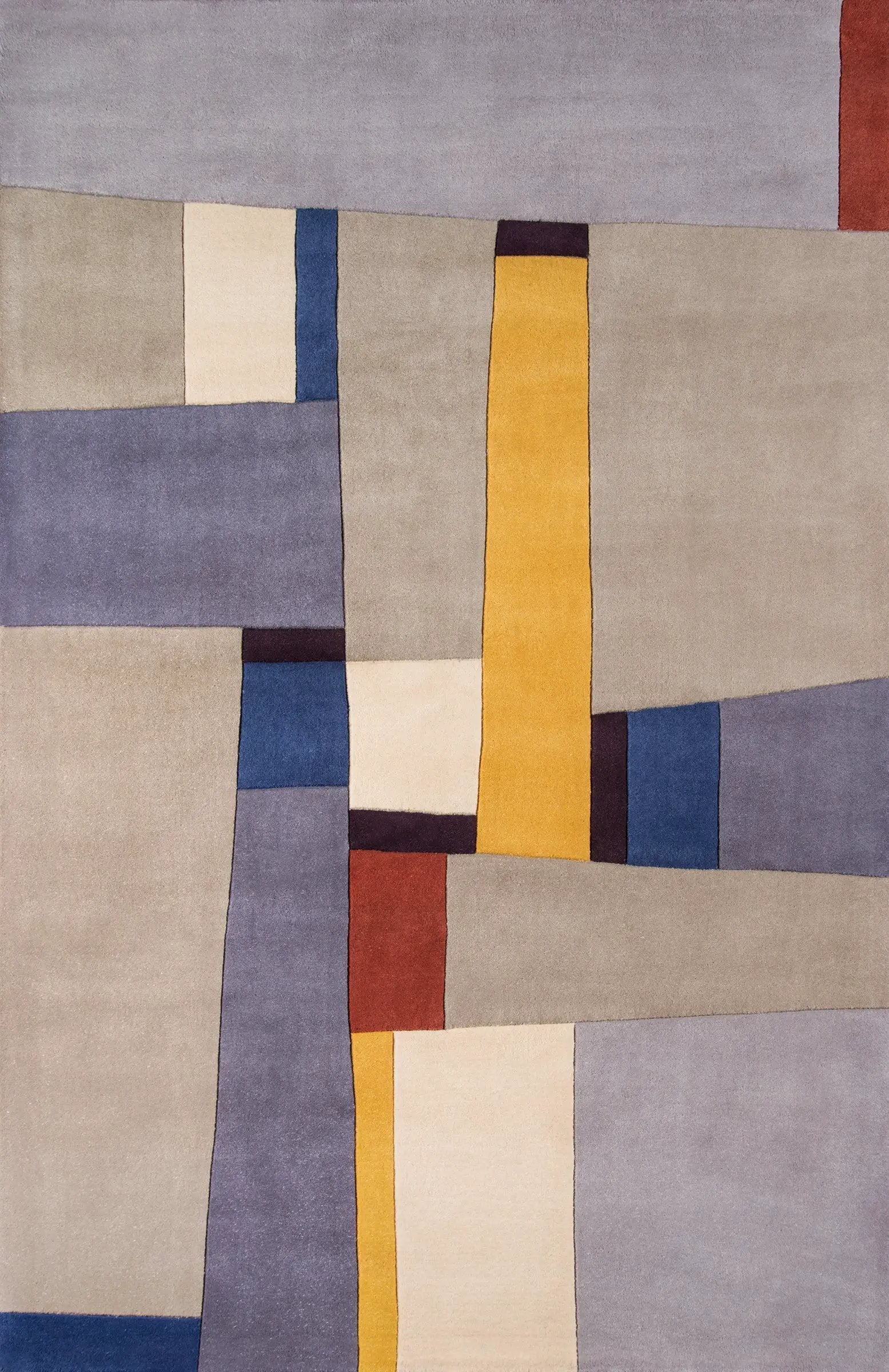 New Wave NW-23 Gray Area Rug by Momeni