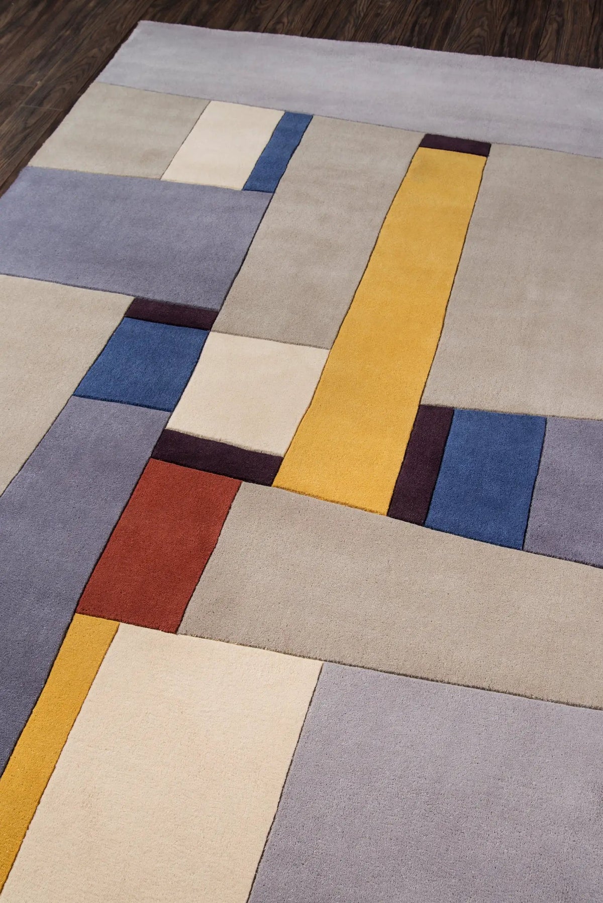New Wave NW-23 Gray Area Rug by Momeni