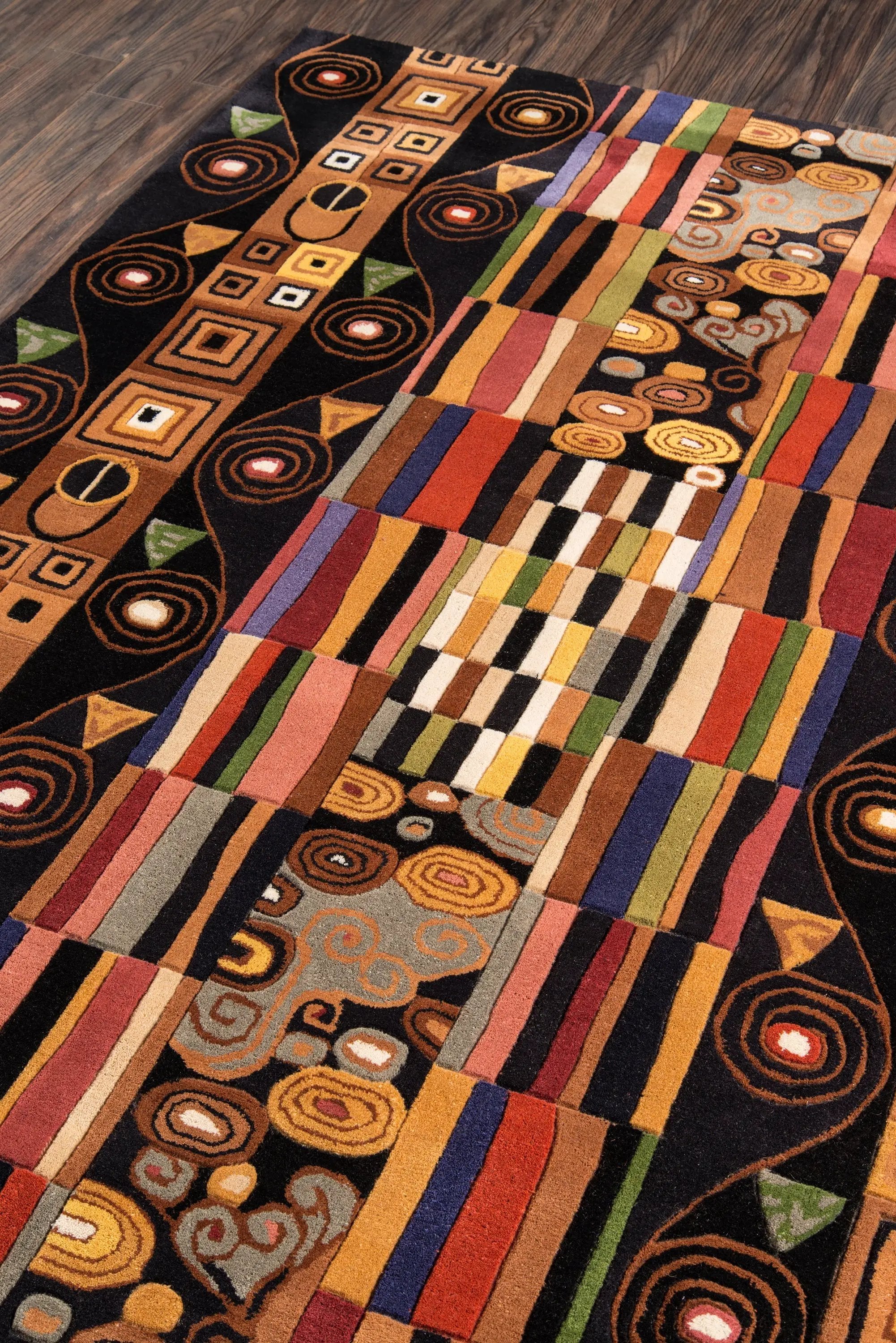 New Wave NW-33 Black Area Rug by Momeni