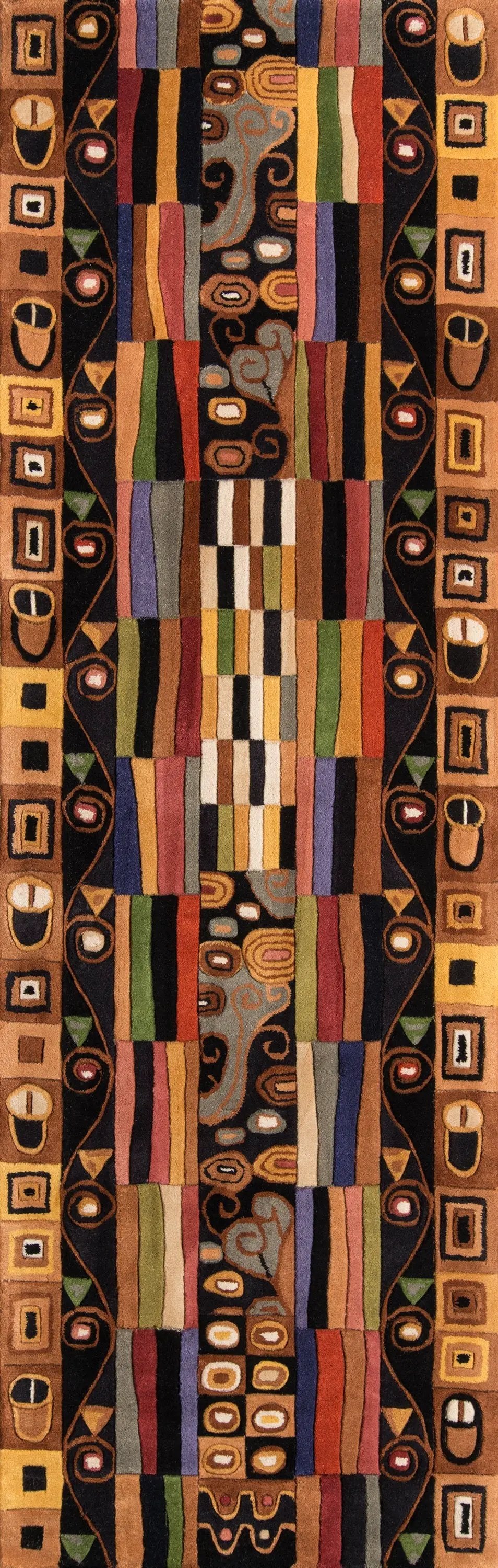 New Wave NW-33 Black Area Rug by Momeni