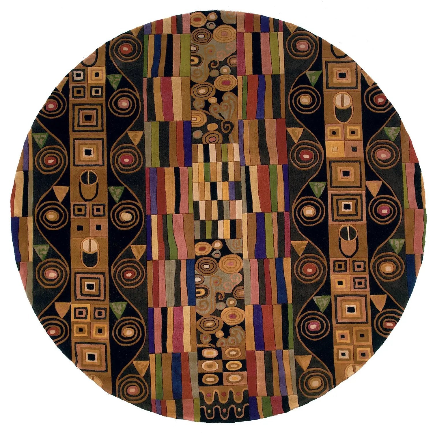 New Wave NW-33 Black Area Rug by Momeni