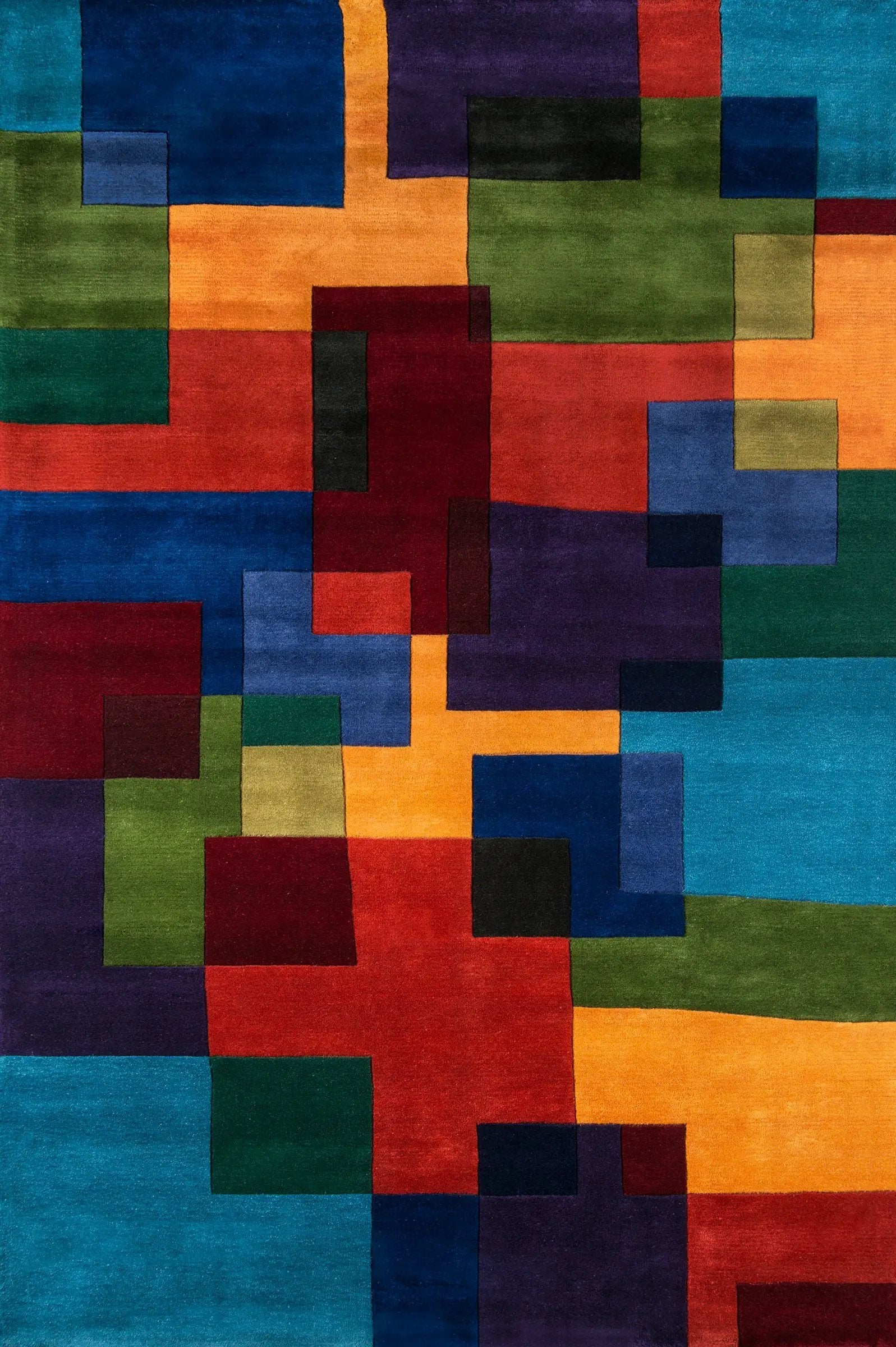 New Wave NW-49 Multicolor Area Rug by Momeni