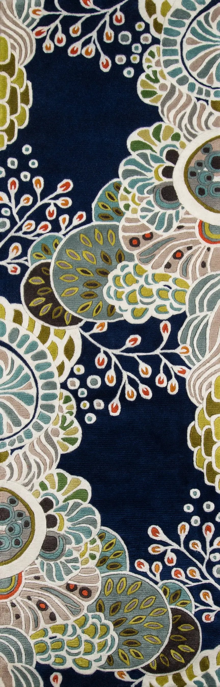 New Wave NW146 Navy Area Rug by Momeni