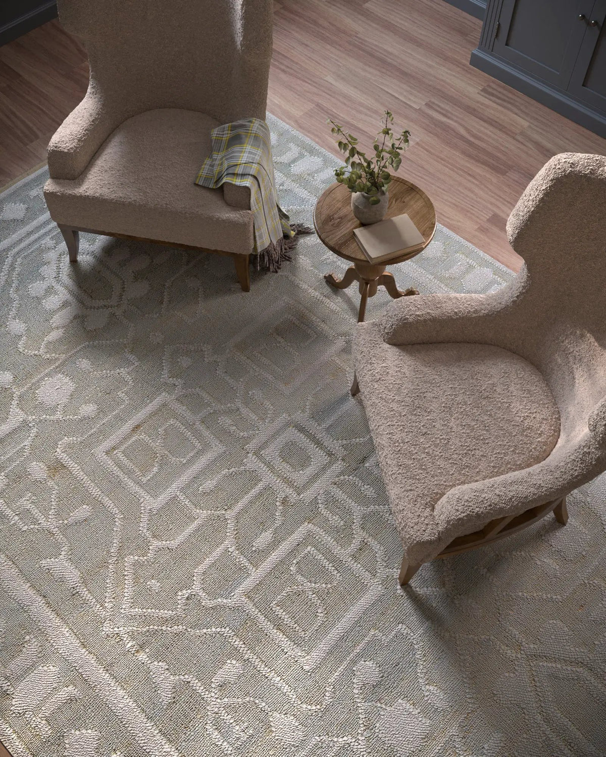 Nirvana NIR-1 Blue Area Rug by Momeni
