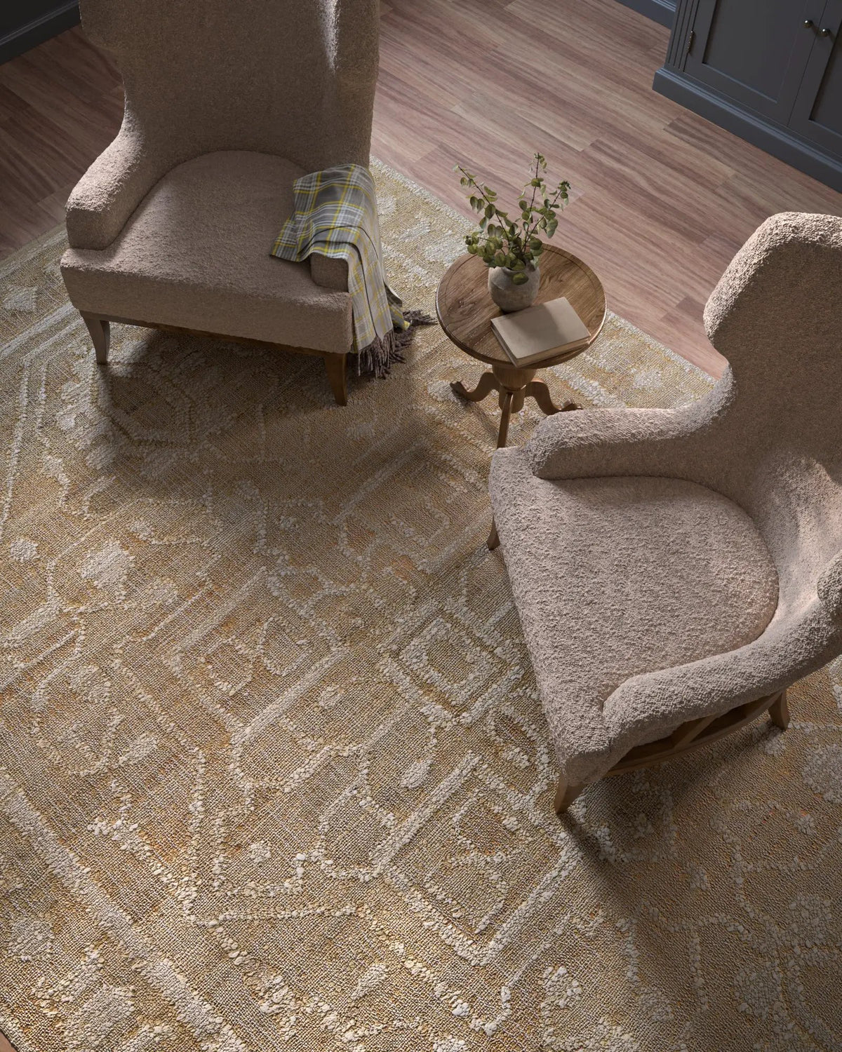 Nirvana NIR-4 Ivory Area Rug by Momeni
