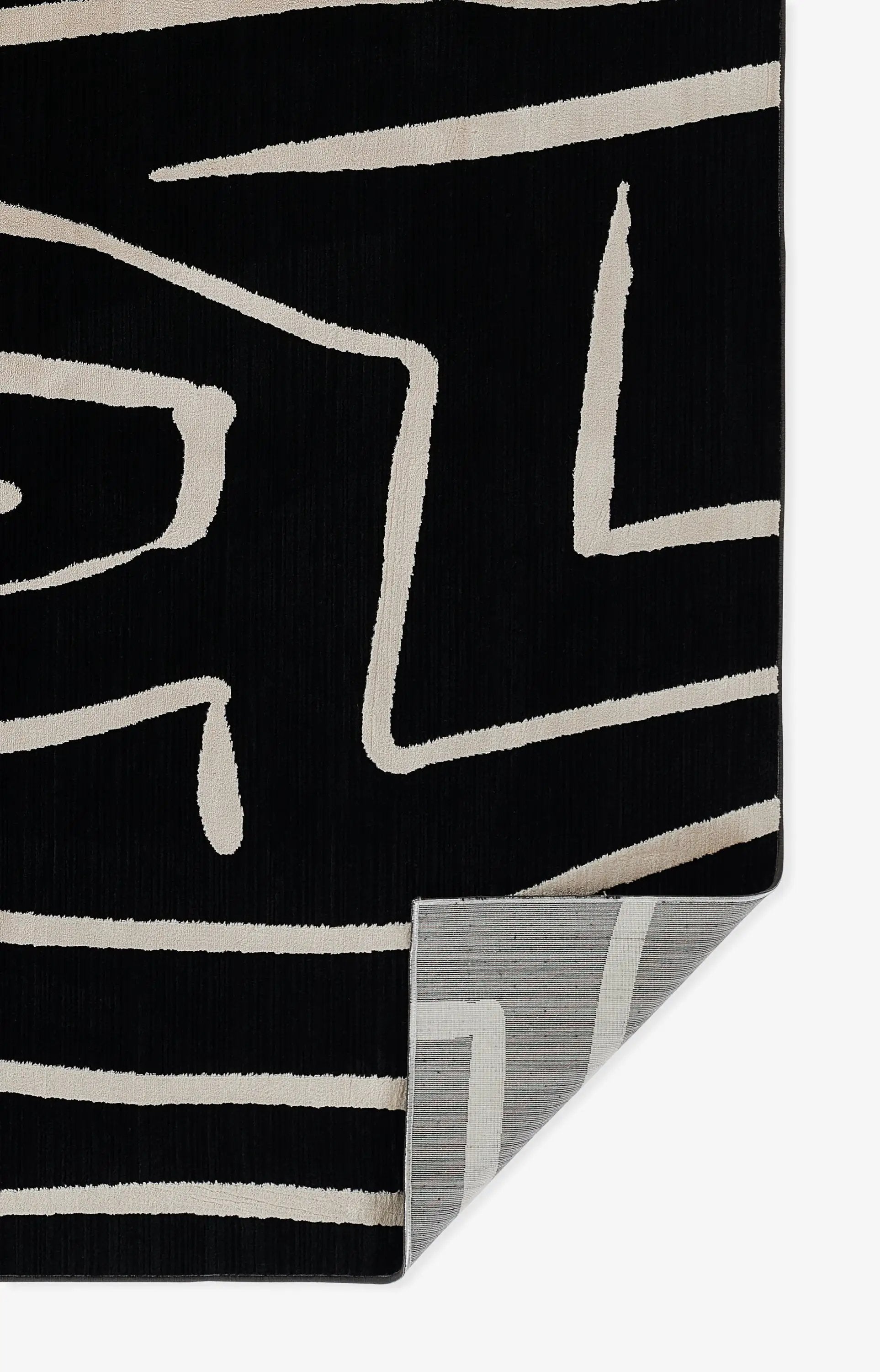 Noho NO-04 Black Area Rug by Momeni