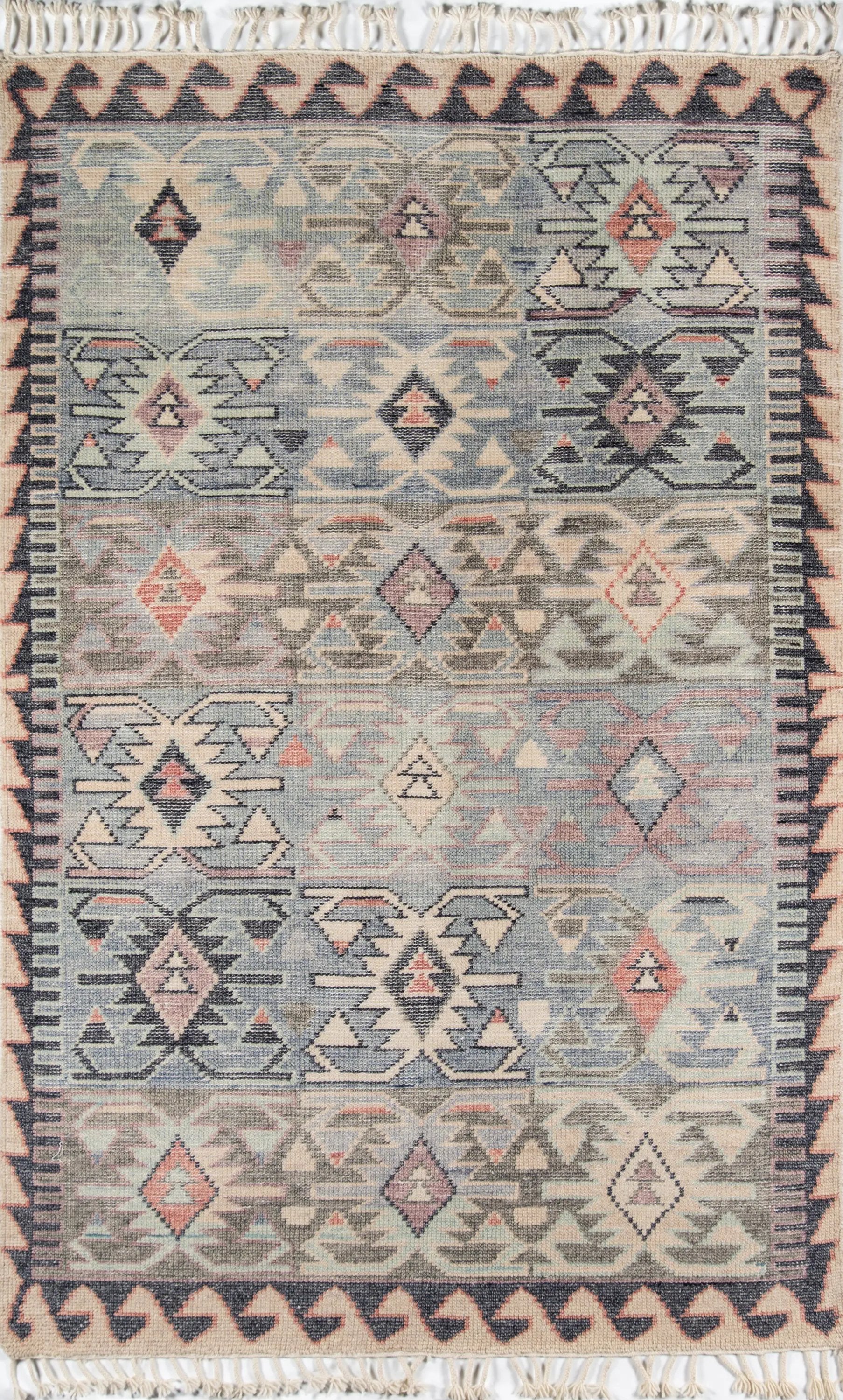 Nomad NOM-1 Blue Area Rug by Momeni