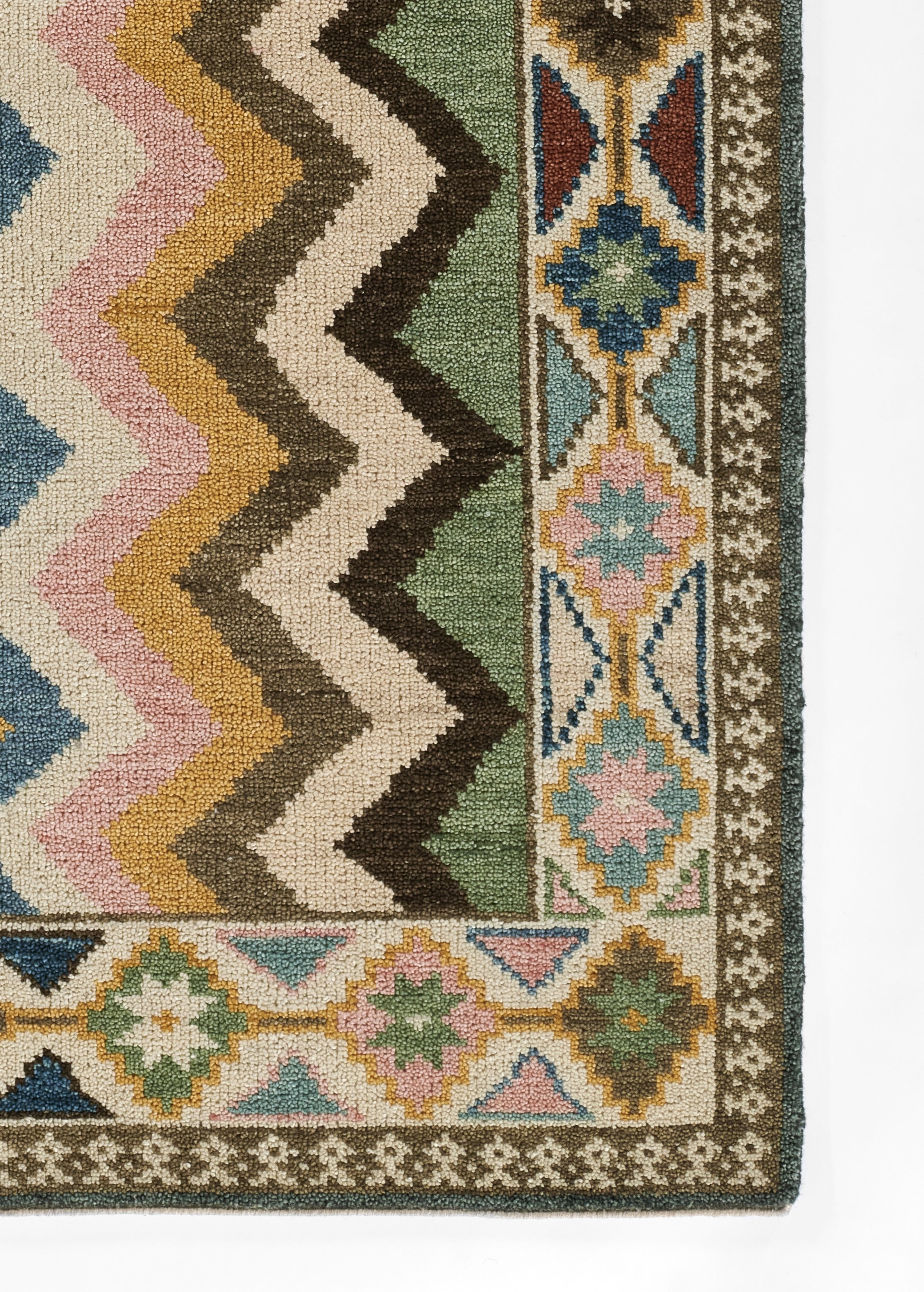 Momeni Nomad NOM-7 Multi-Color Hand Knotted Area Rug