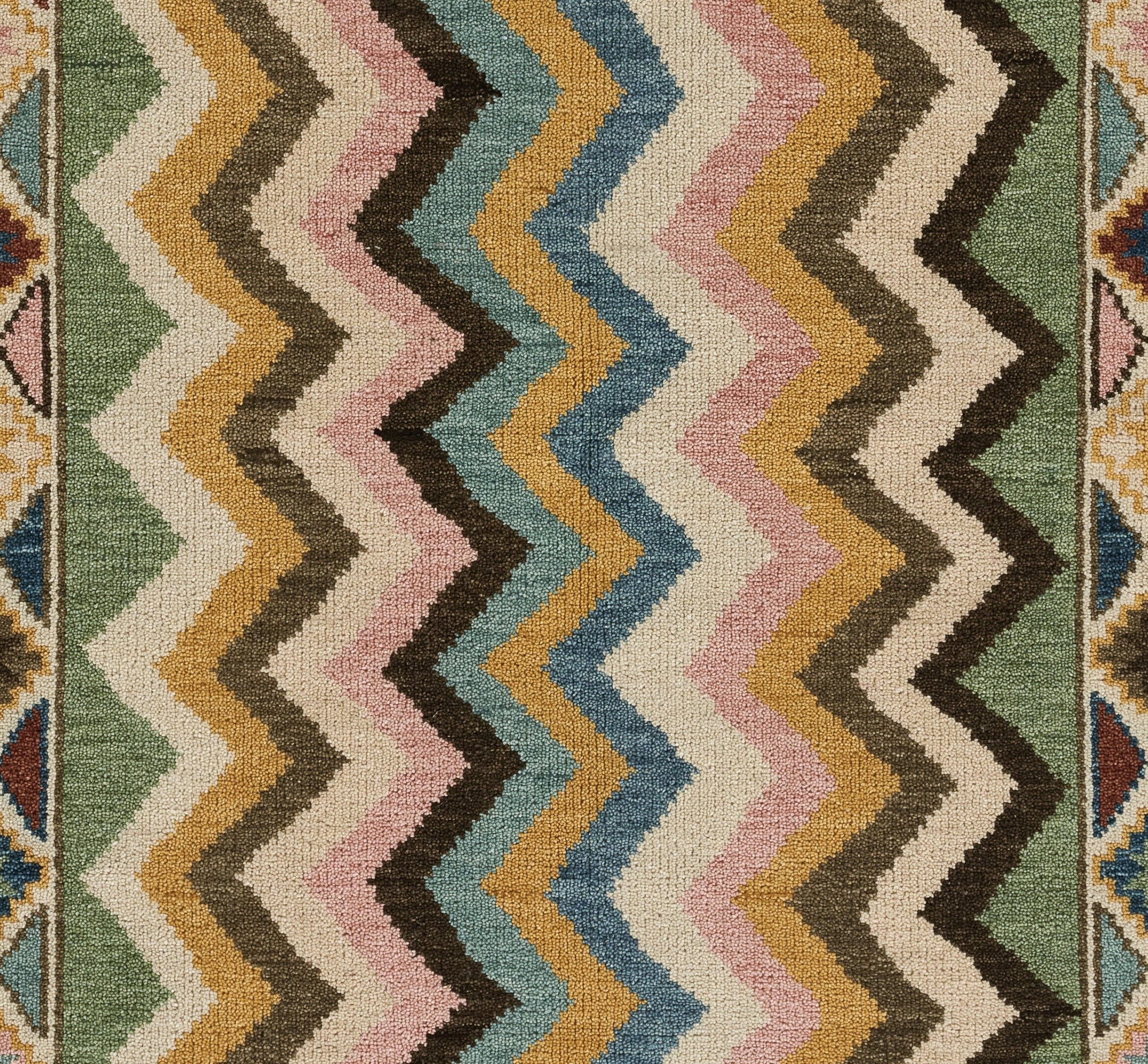 Momeni Nomad NOM-7 Multi-Color Hand Knotted Area Rug