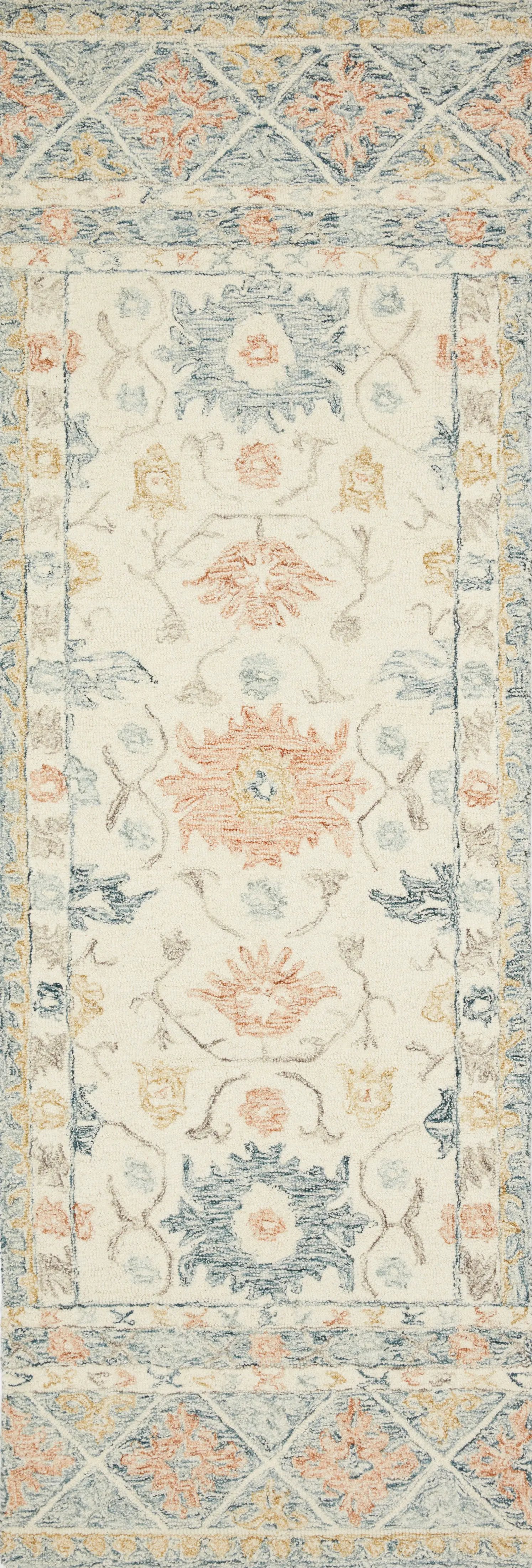Norabel NOR-01 Ivory / Multi Area Rug by Loloi