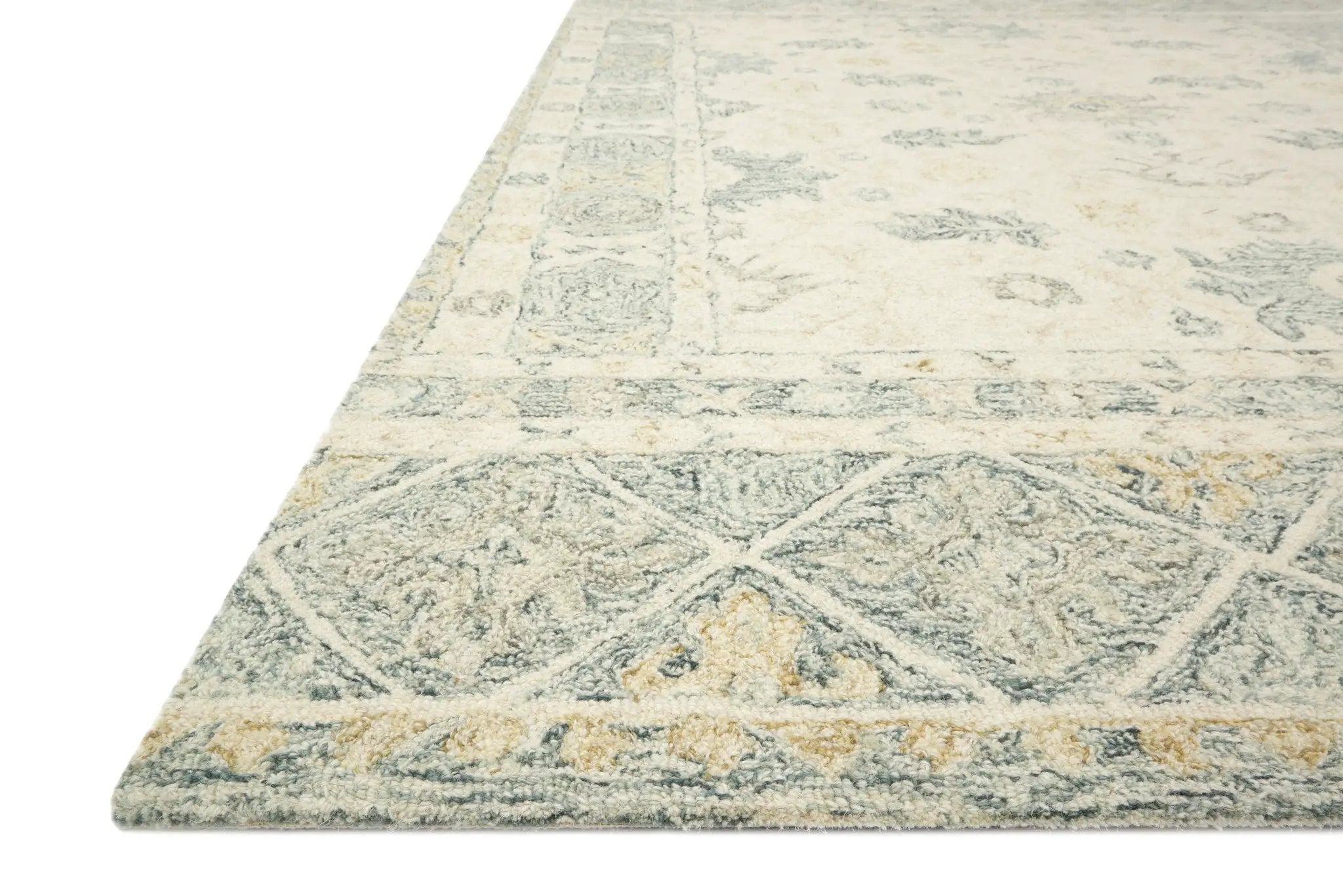 Norabel NOR-01 Ivory / Slate Area Rug by Loloi