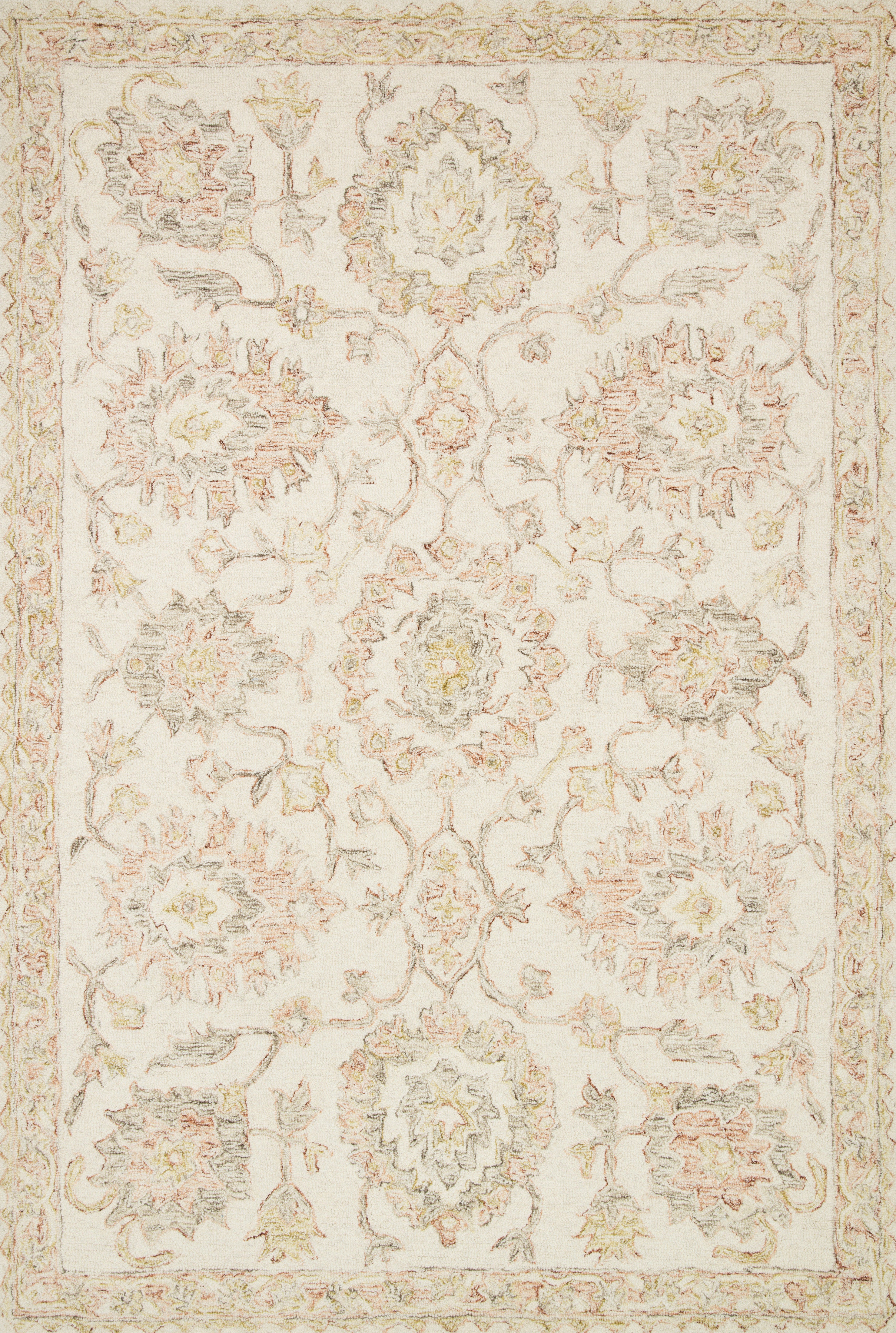 Loloi Norabel NOR-04 Ivory / Blush Area Rug