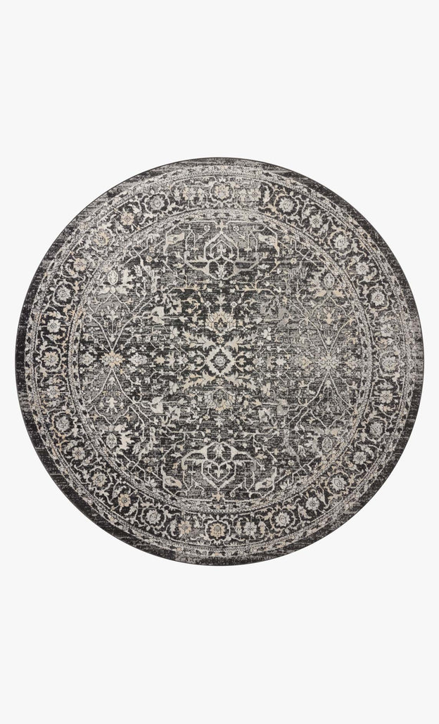 Loloi Odette ODT-01 Charcoal / Silver Area Rug
