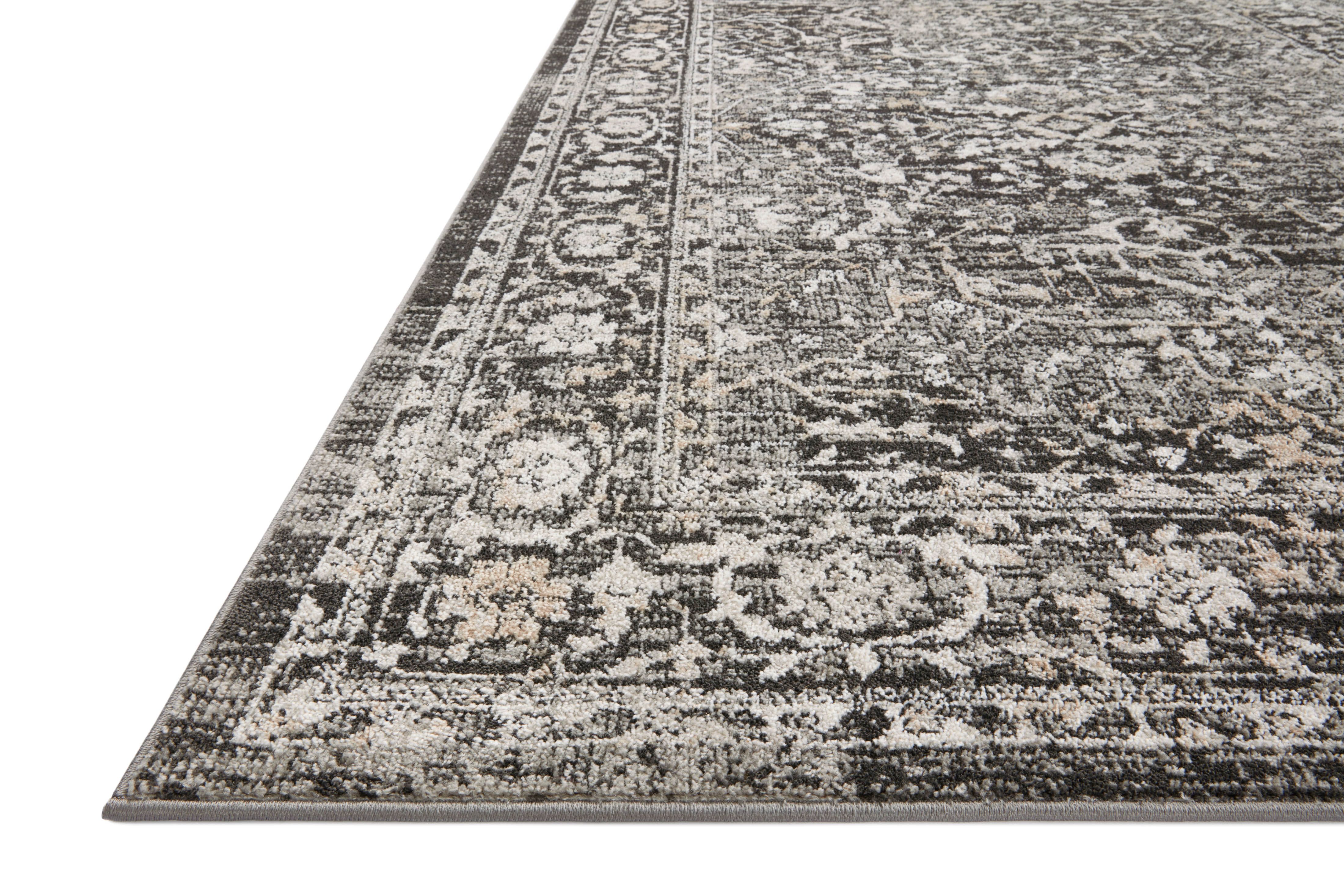 Loloi Odette ODT-01 Charcoal / Silver Area Rug
