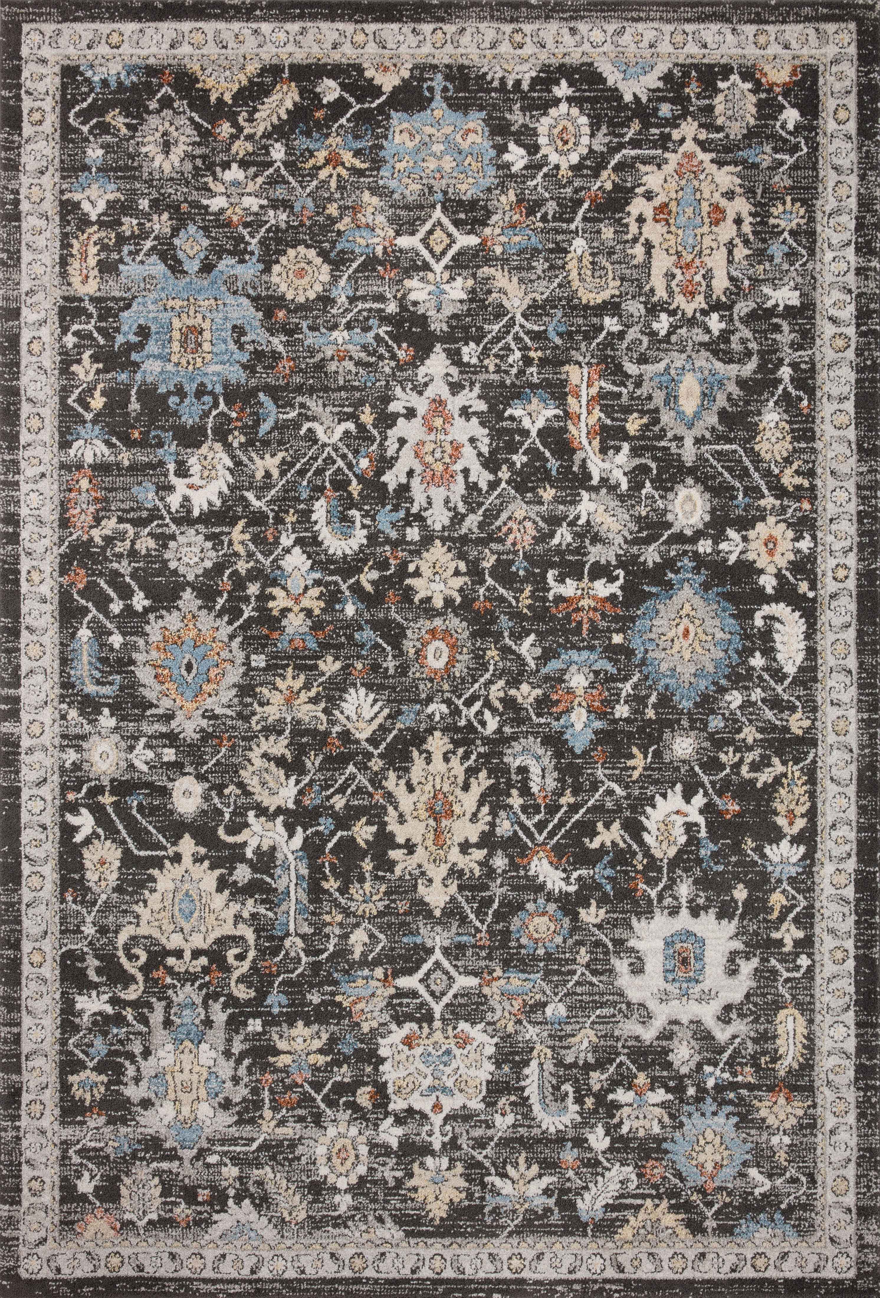 Loloi Odette ODT-04 Charcoal / Multi Area Rug