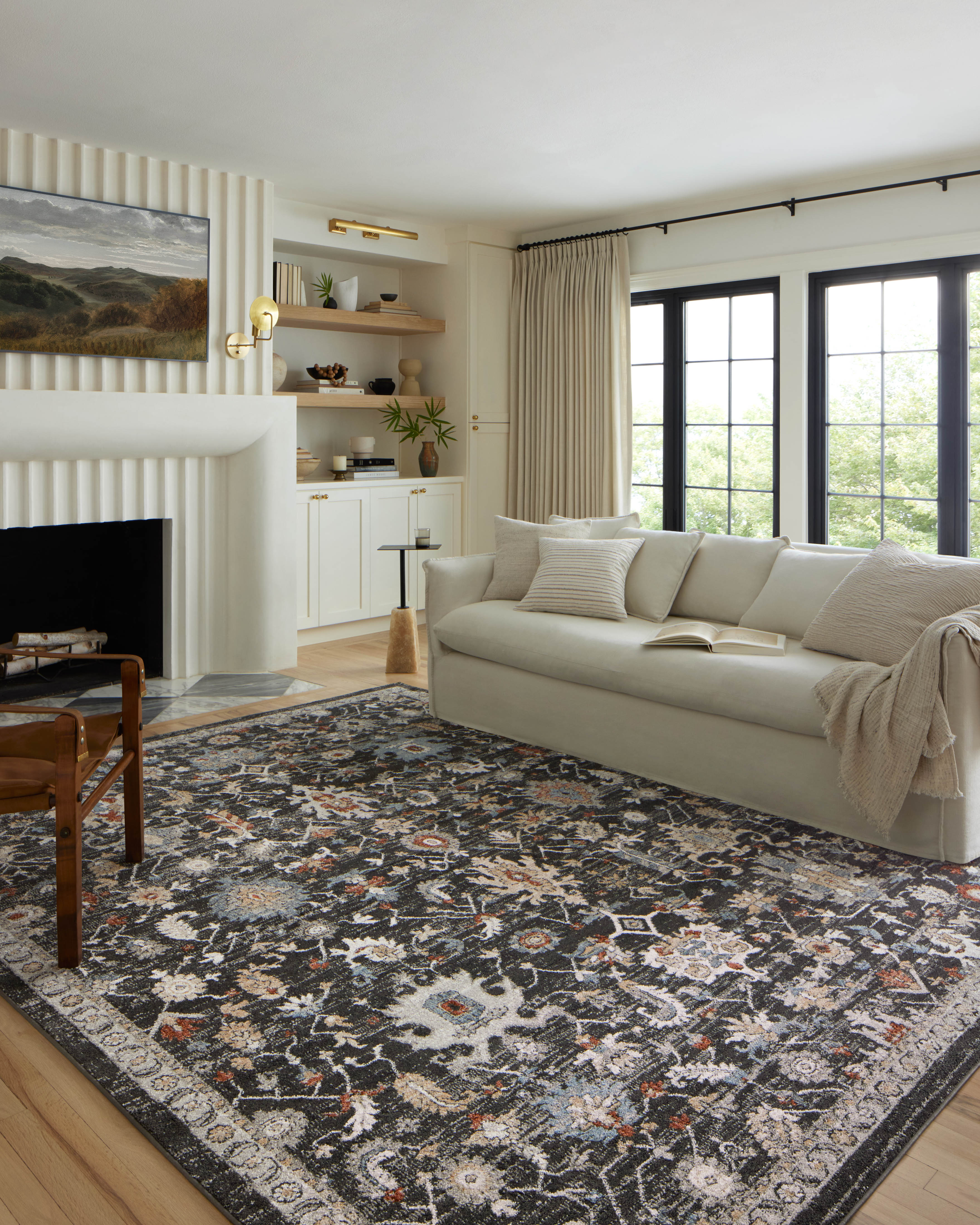 Loloi Odette ODT-04 Charcoal / Multi Area Rug