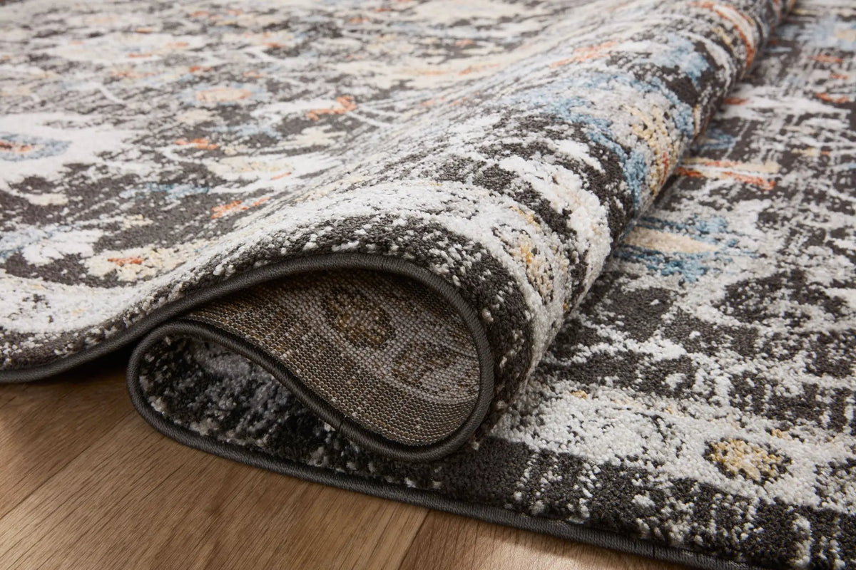 Odette ODT-04 Charcoal / Multi Area Rug by Loloi