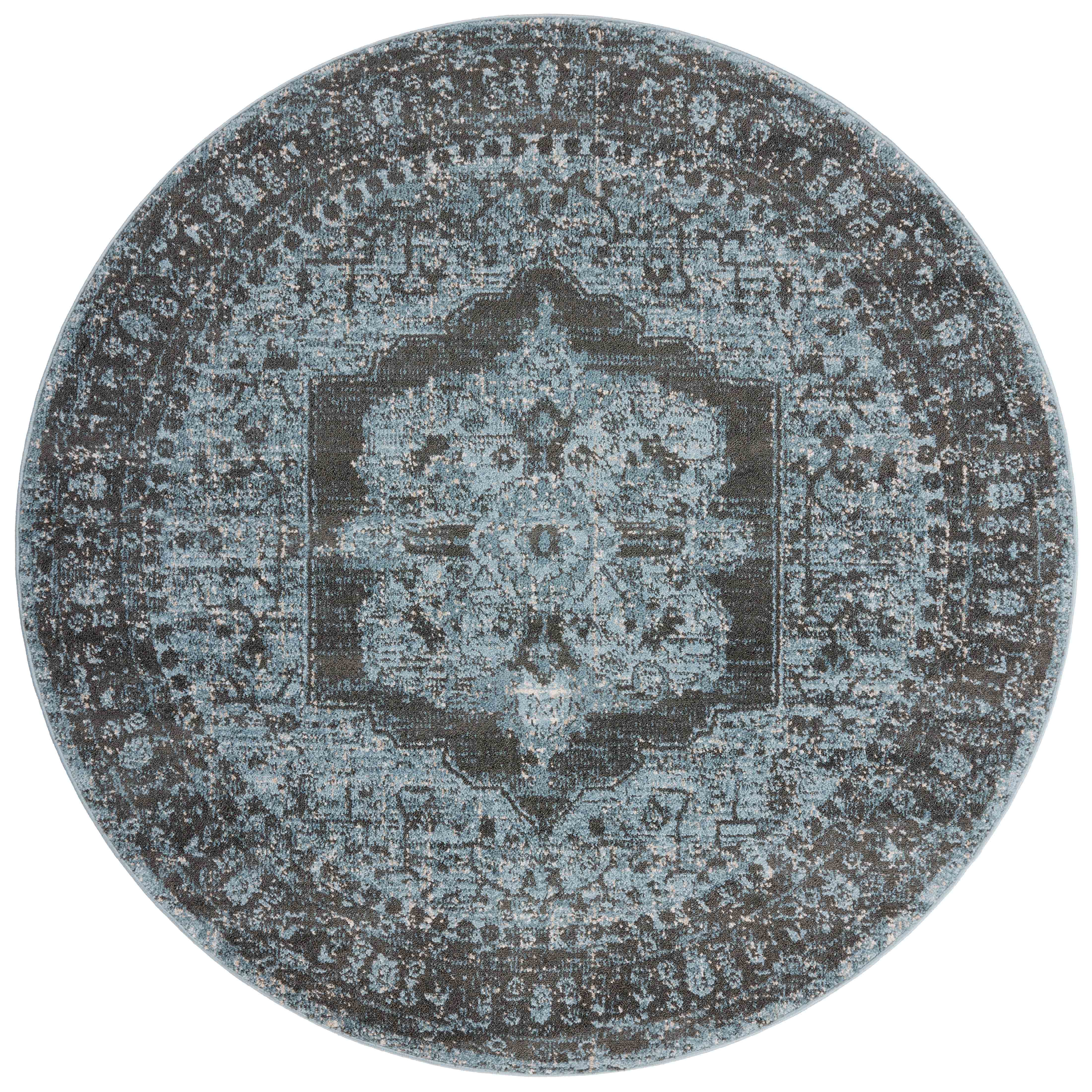 Loloi Odette ODT-08 Sky / Charcoal Area Rug