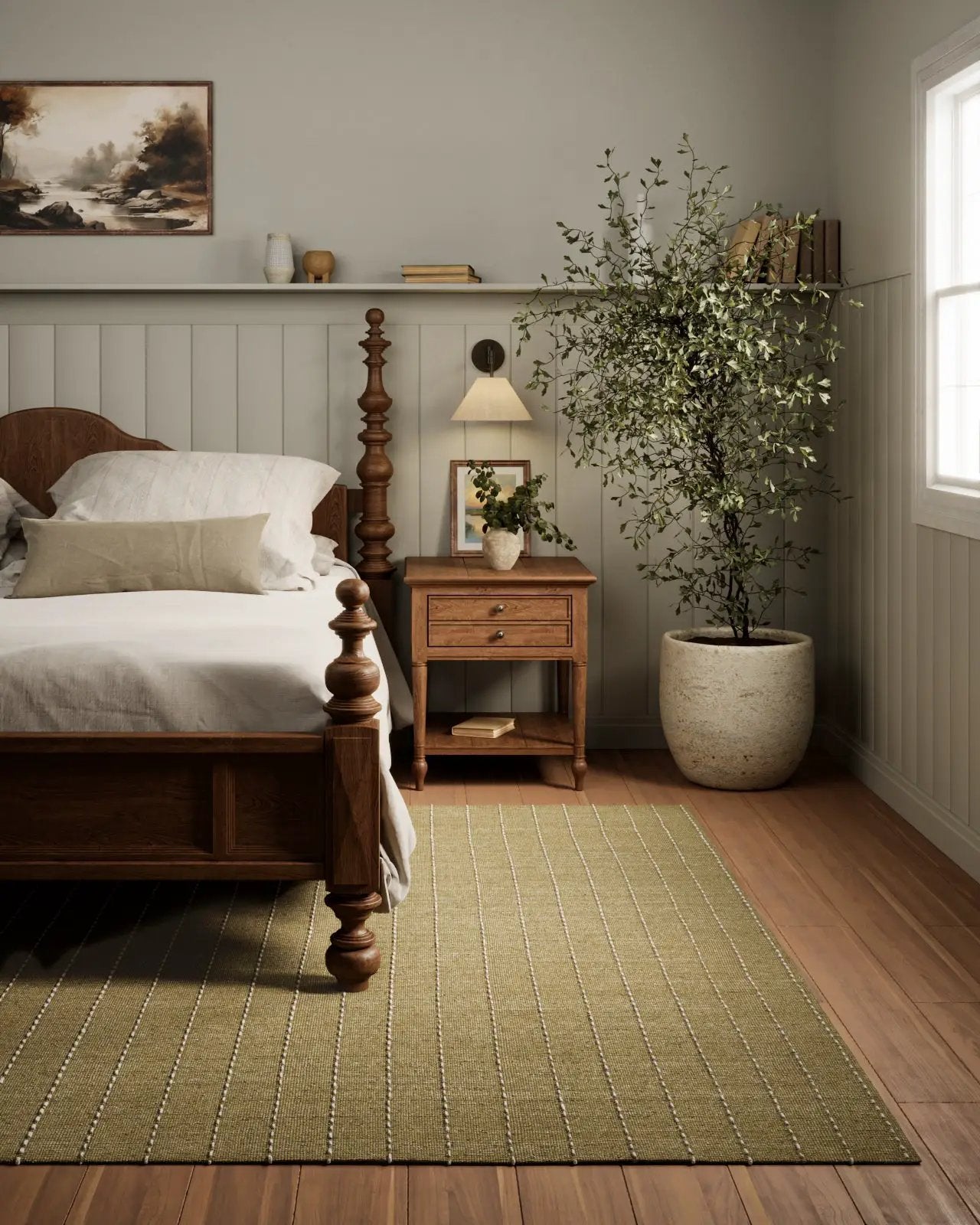 Oliver OLI-1 Green Area Rug by Momeni