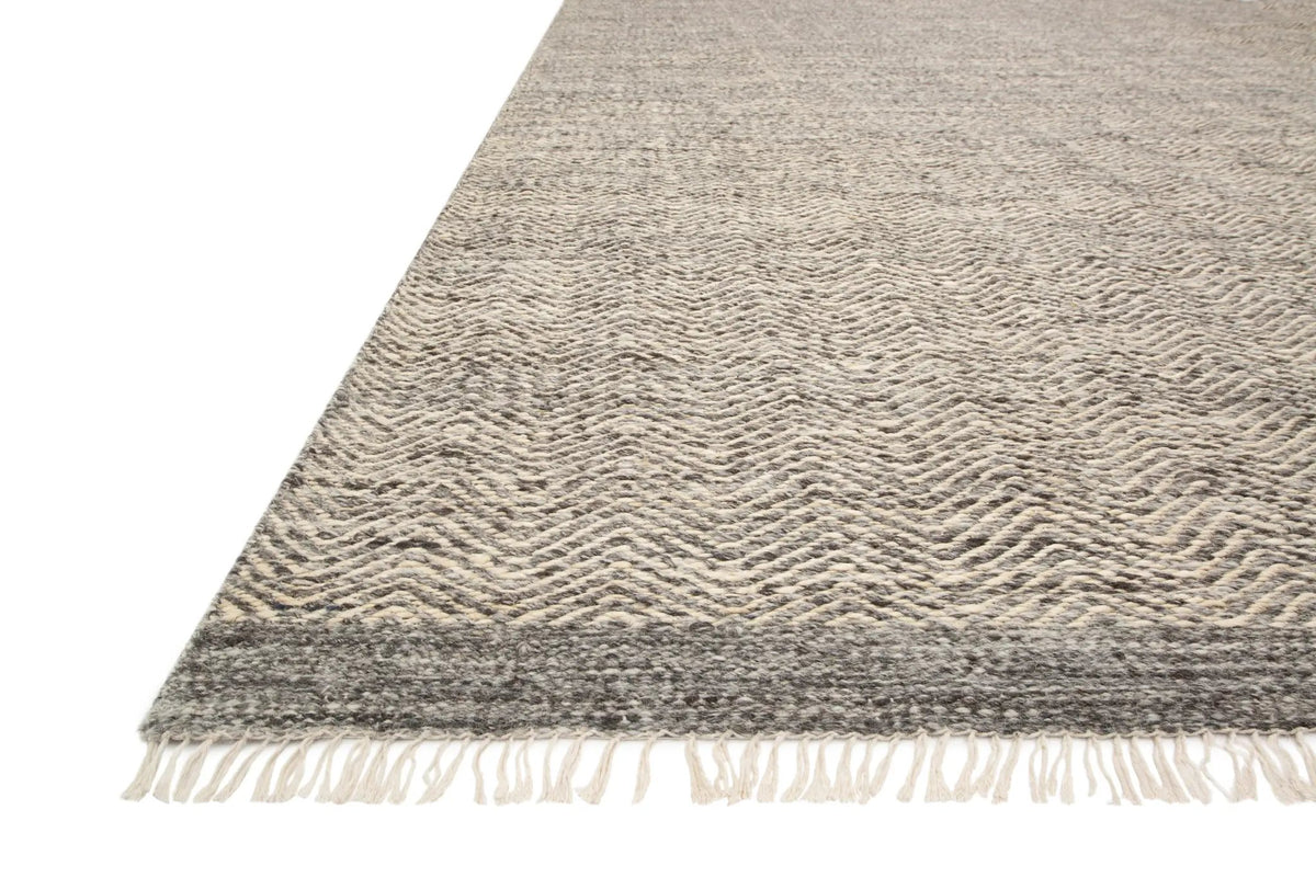 Omen OME-01 Grey Area Rug by Loloi