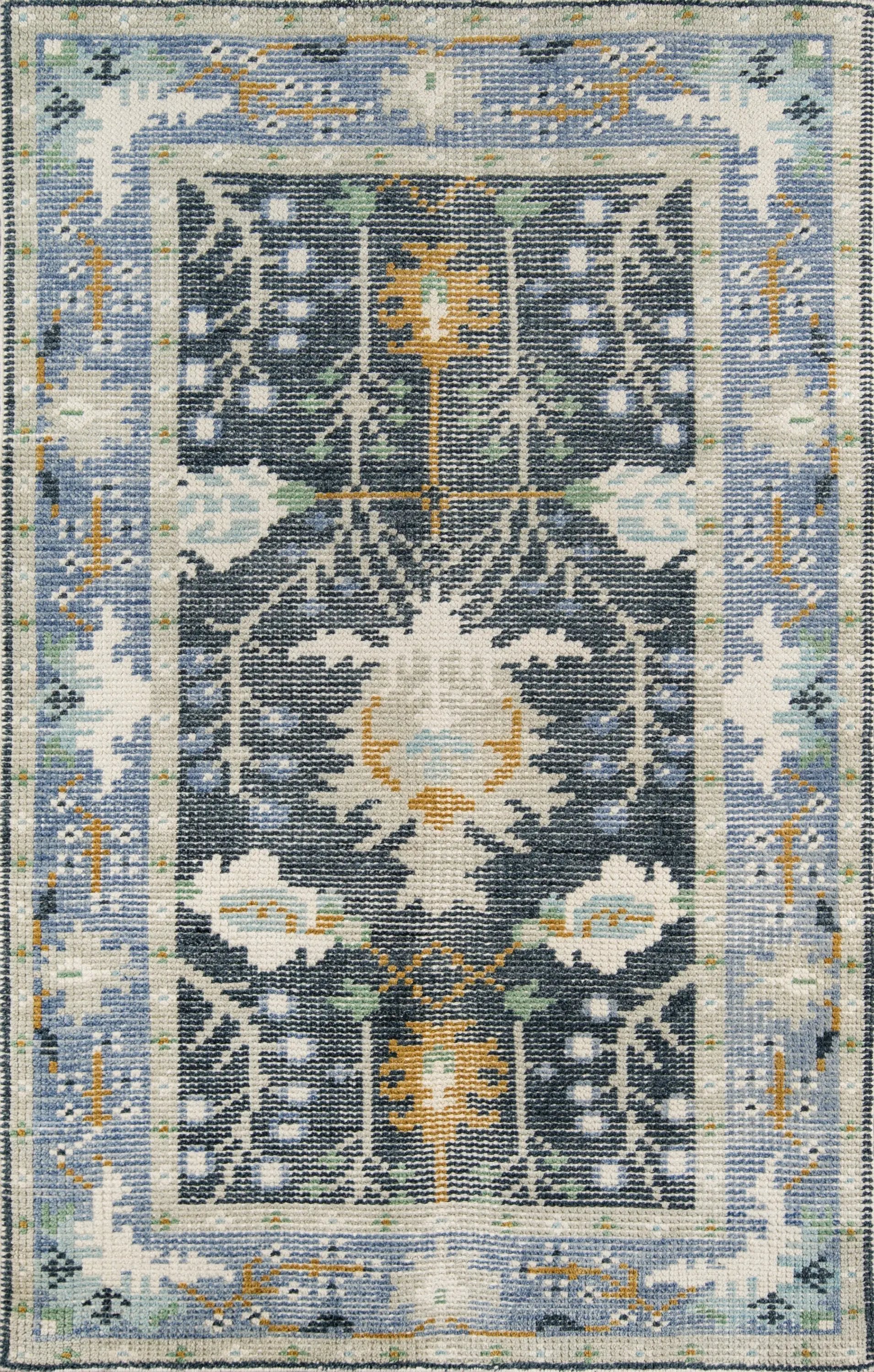 Ophelia OPH-3 Aqua Area Rug by Momeni