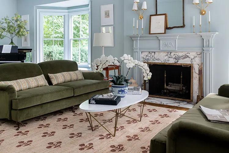 Orchard ORC-2 (Bloom) Rust Area Rug by Erin Gates by Momeni