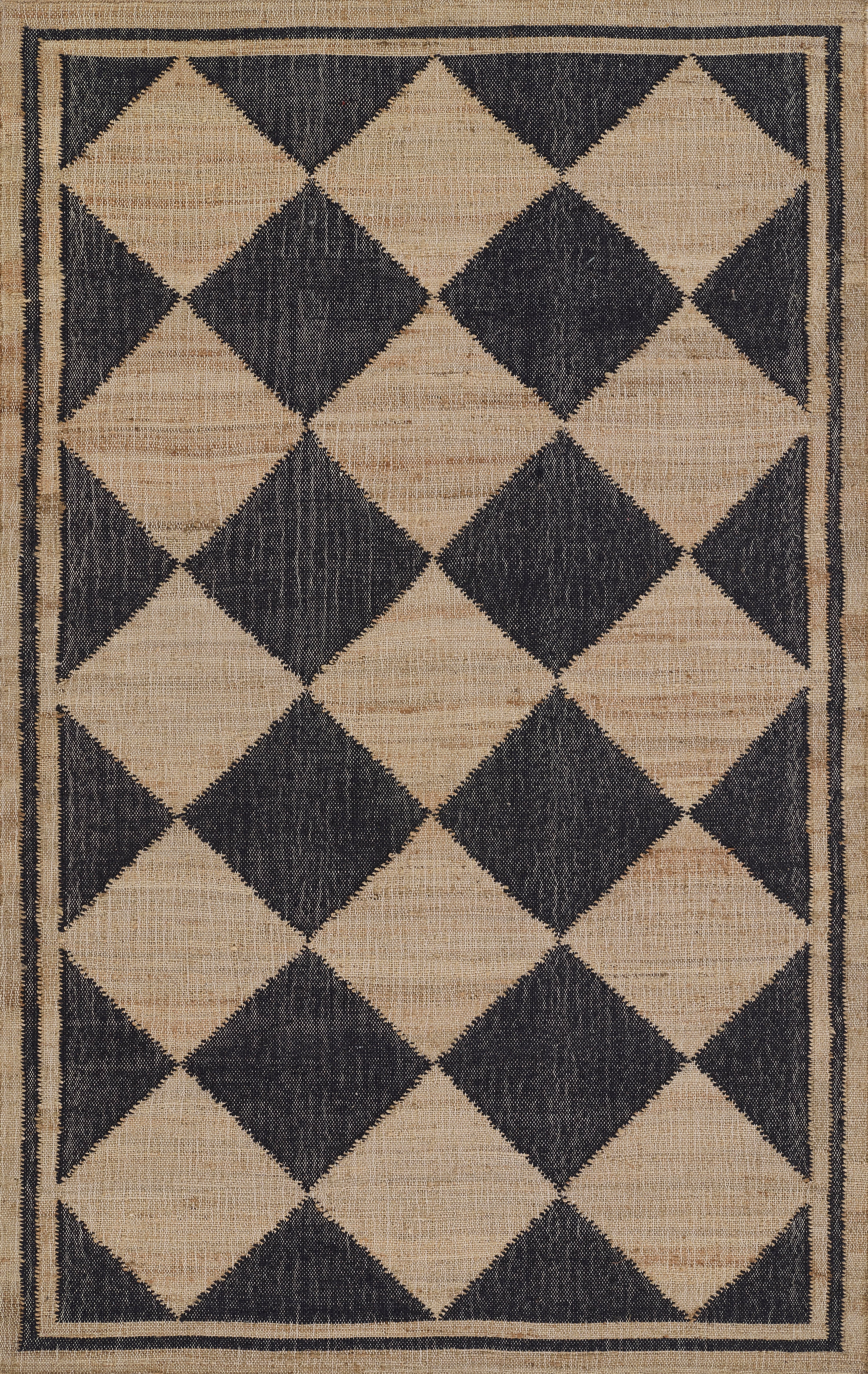 Erin Gates Orchard ORC-5 Black Hand Woven Area Rug by Momeni