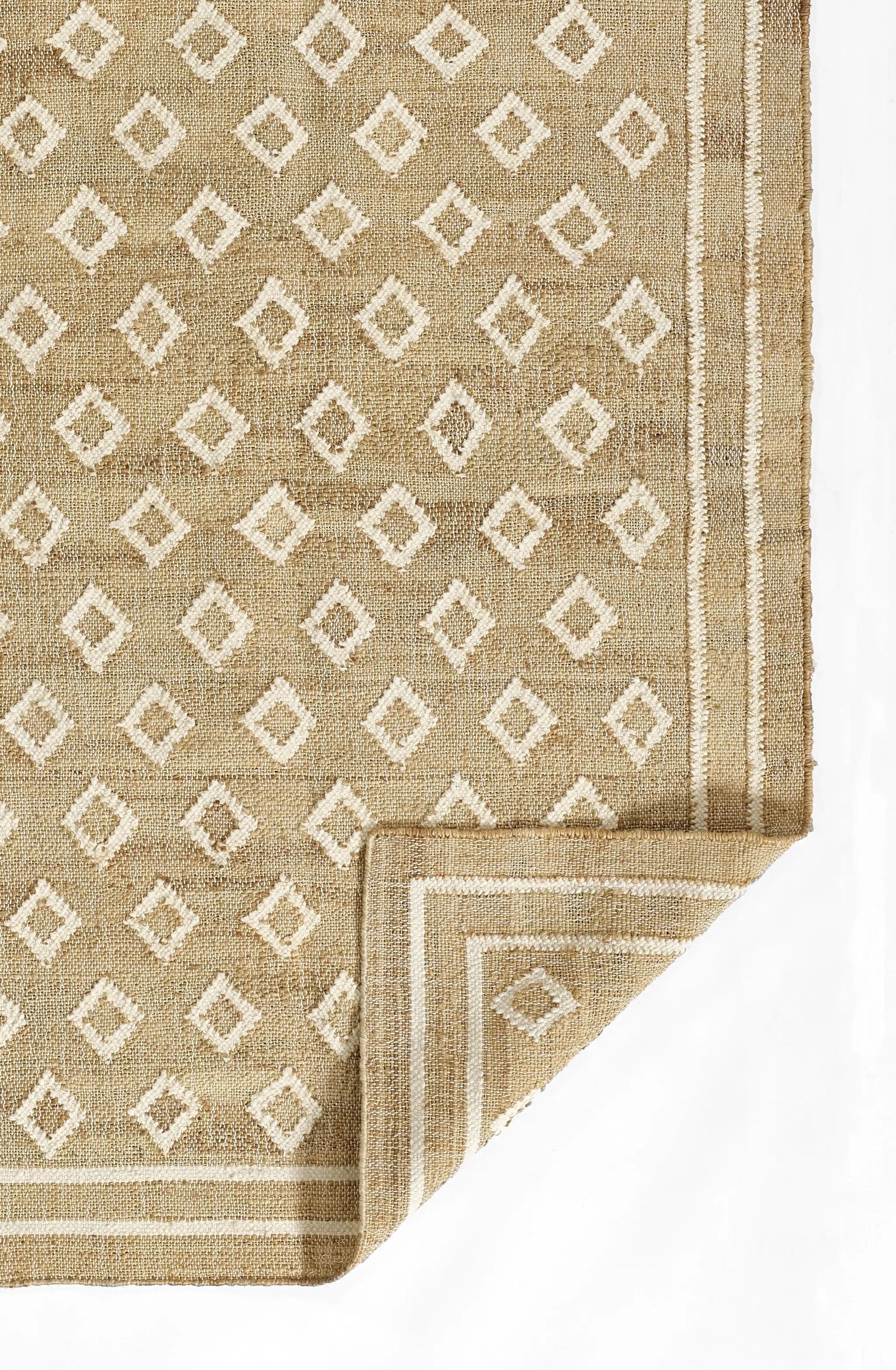 Orchard ORC-6 (Tiny Diamond) Natural Area Rug by Erin Gates by Momeni