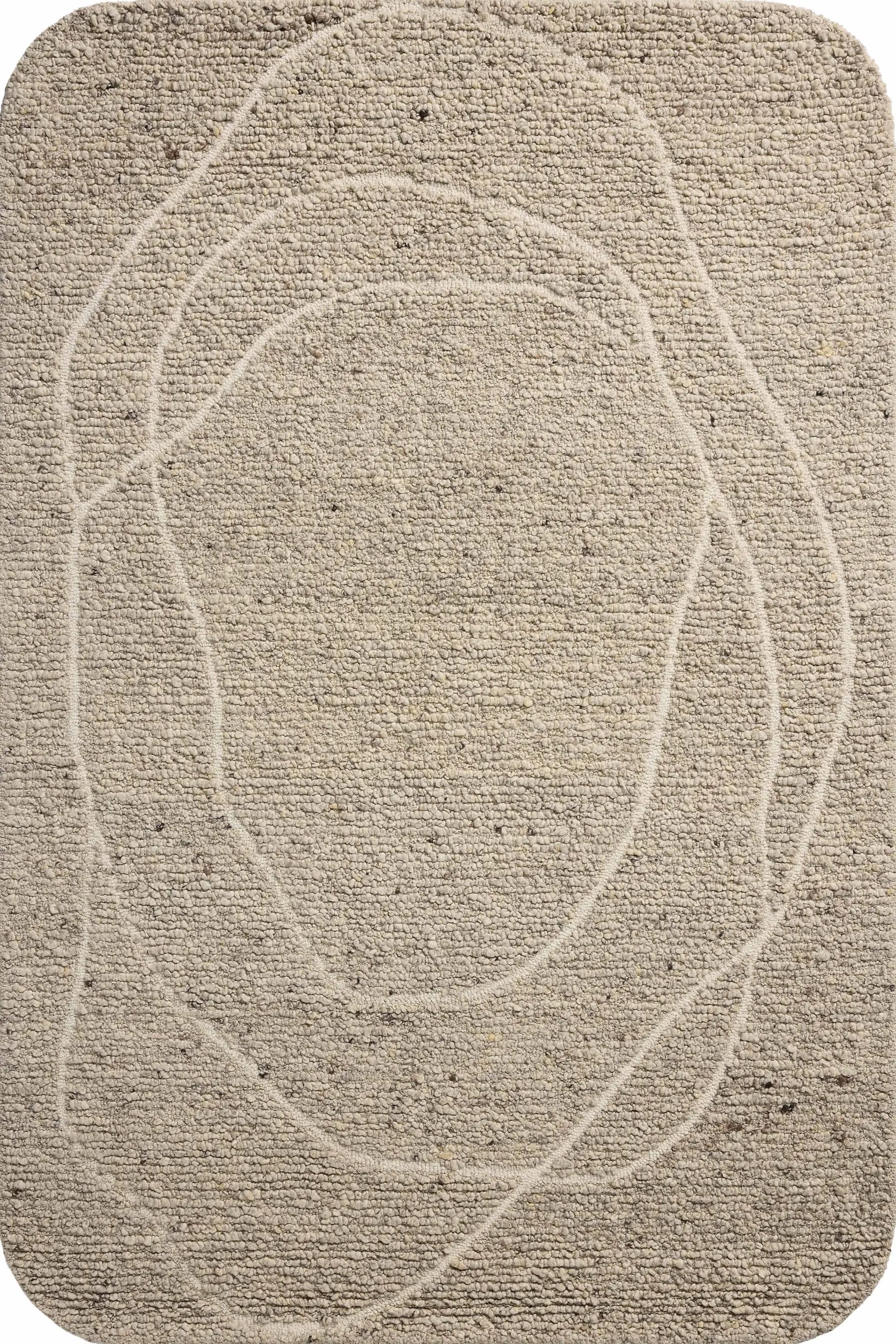Otis OTT-01 Oatmeal / Ivory Area Rug by Loloi