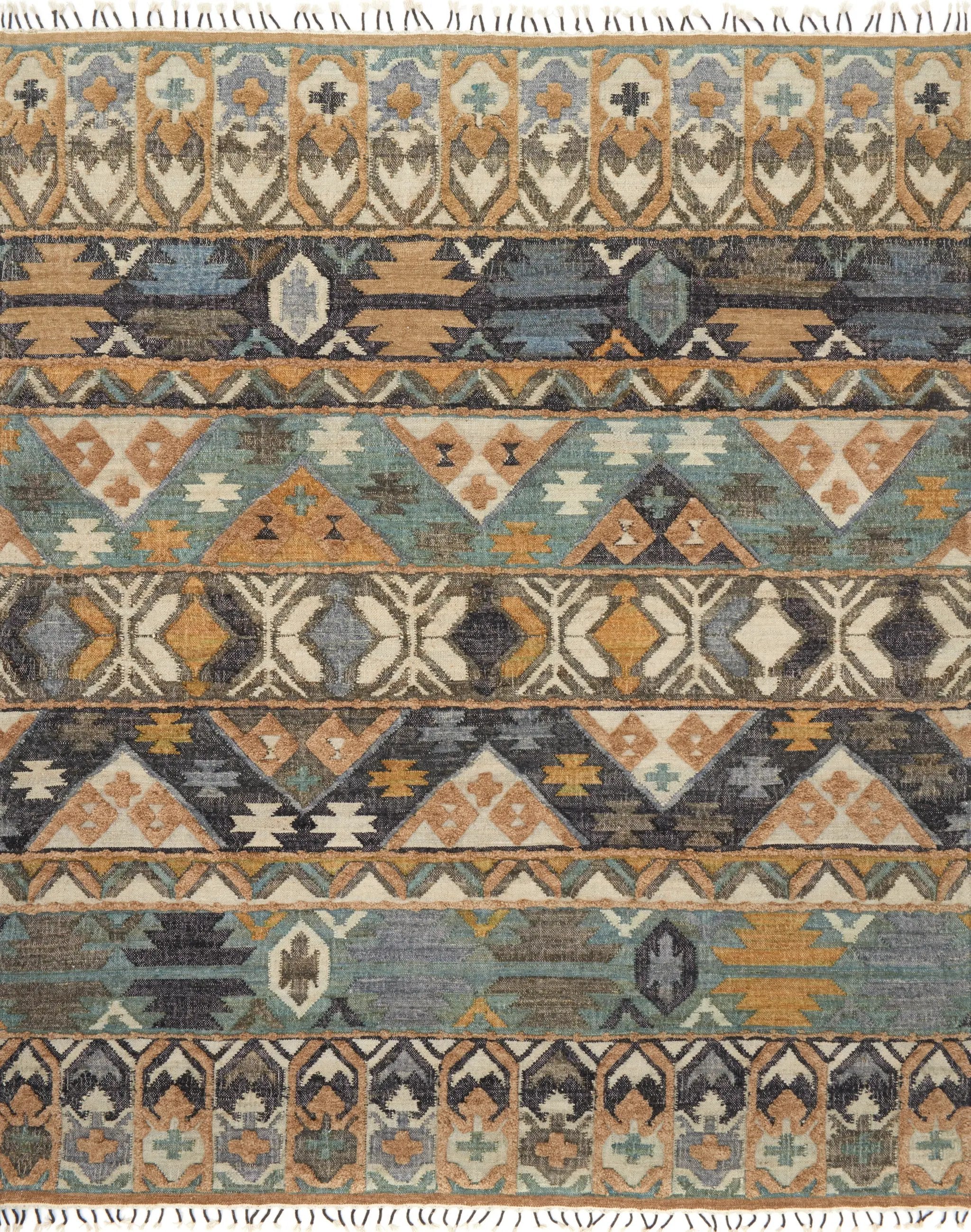 Owen OW-02 Ocean / Camel Area Rug by Loloi