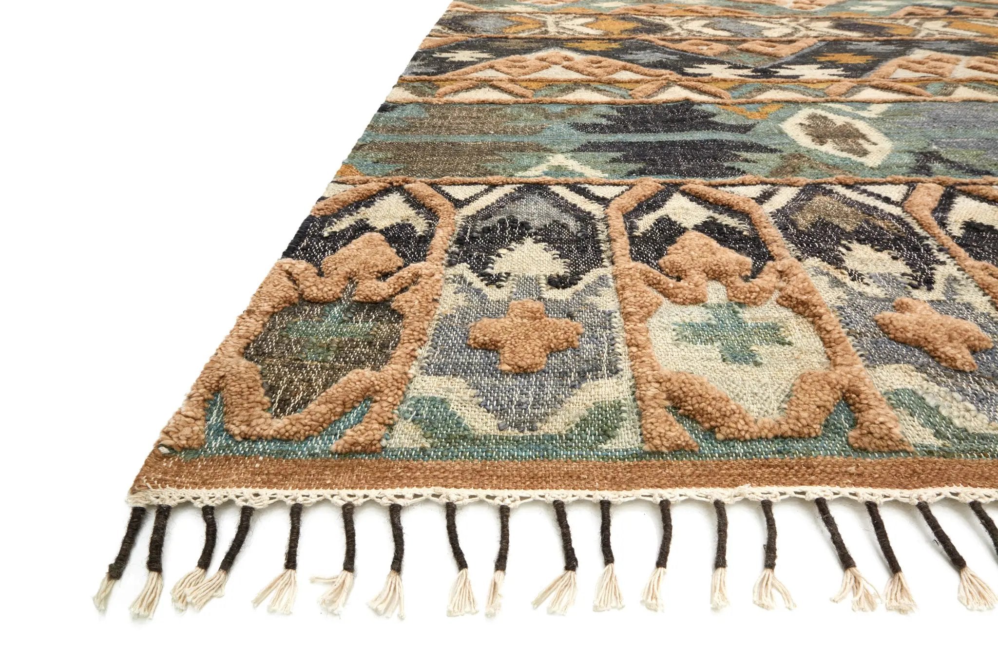 Owen OW-02 Ocean / Camel Area Rug by Loloi