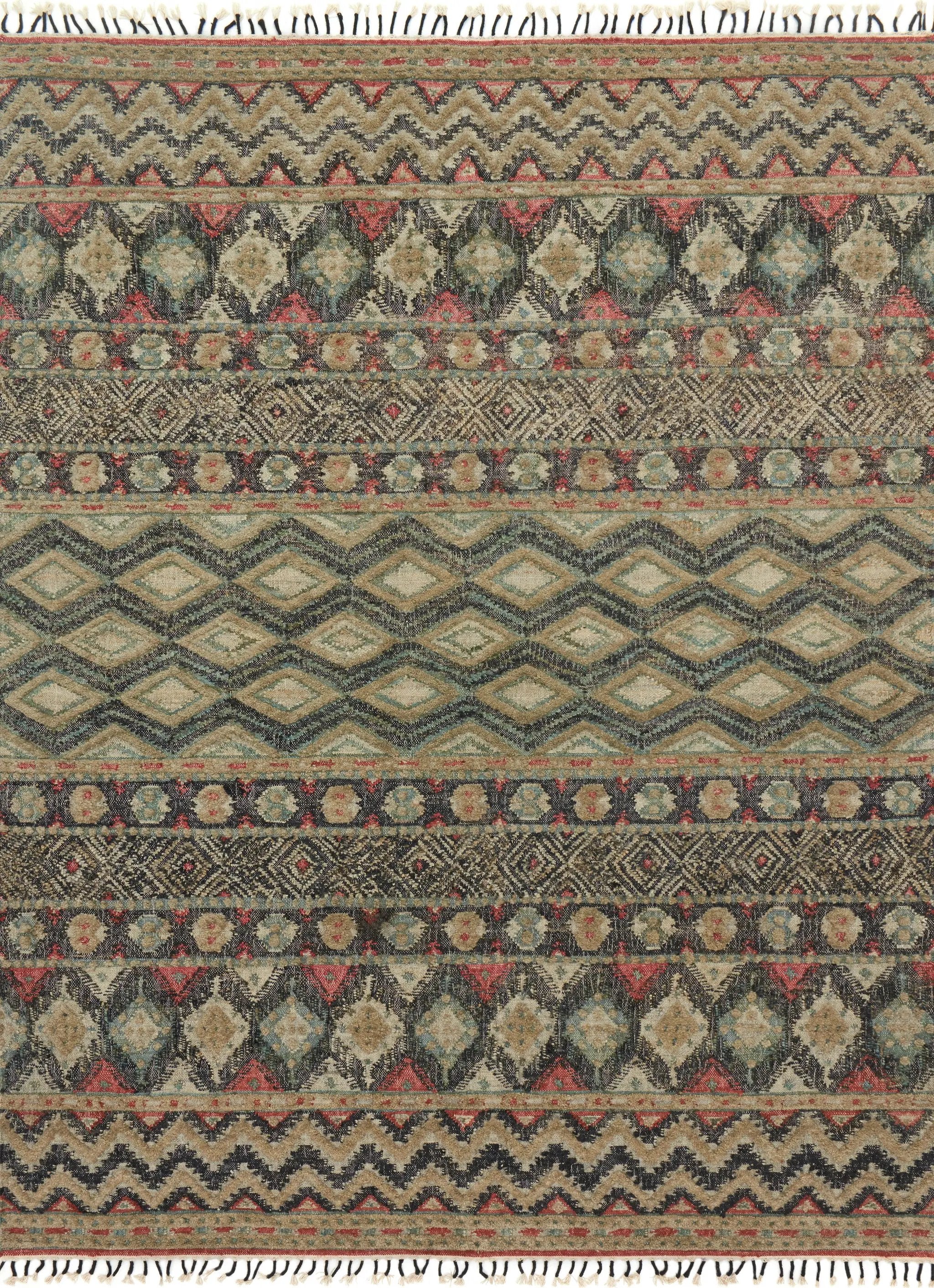 Owen OW-03 Indigo / Sage Area Rug by Loloi
